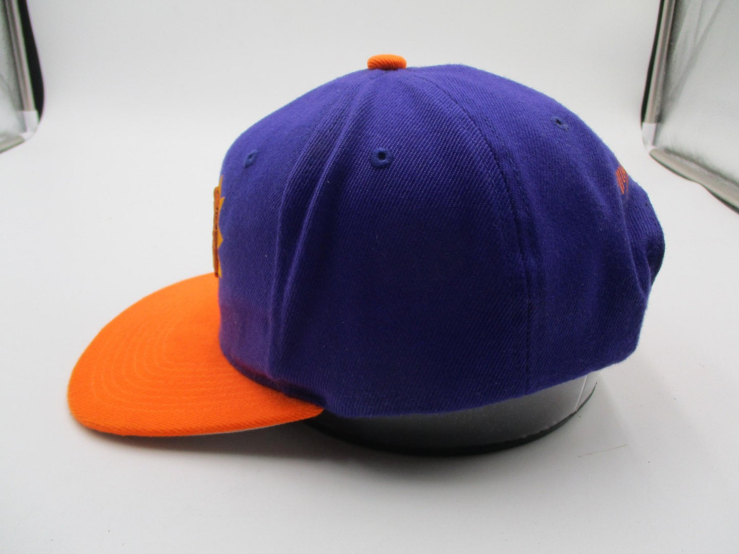 Phoenix Suns Embroidered Snapback Cap OSFM Purple NBA Basketball Mitchell Ness4