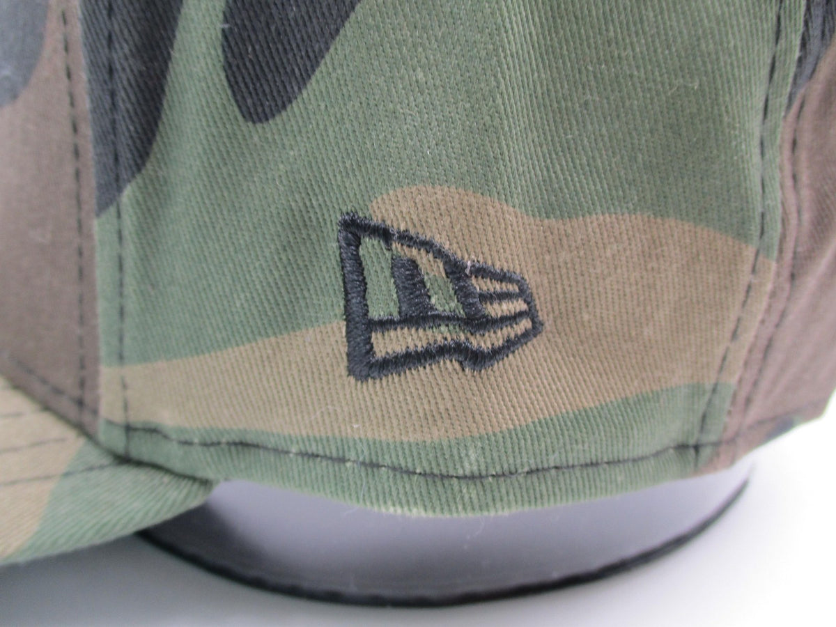 New Era Hat Cap Snap Back Mens One Size Green Camo Rich BrokeBoy Slogan5