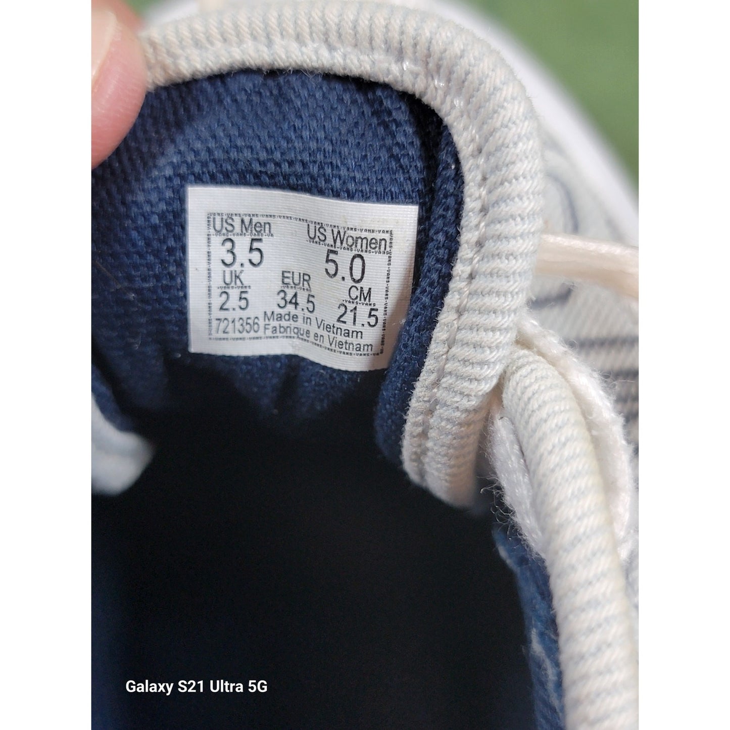 Vans USPS x Authentic 'Denim' Size 3.5M/5.0W VN0A5KRDJZ8