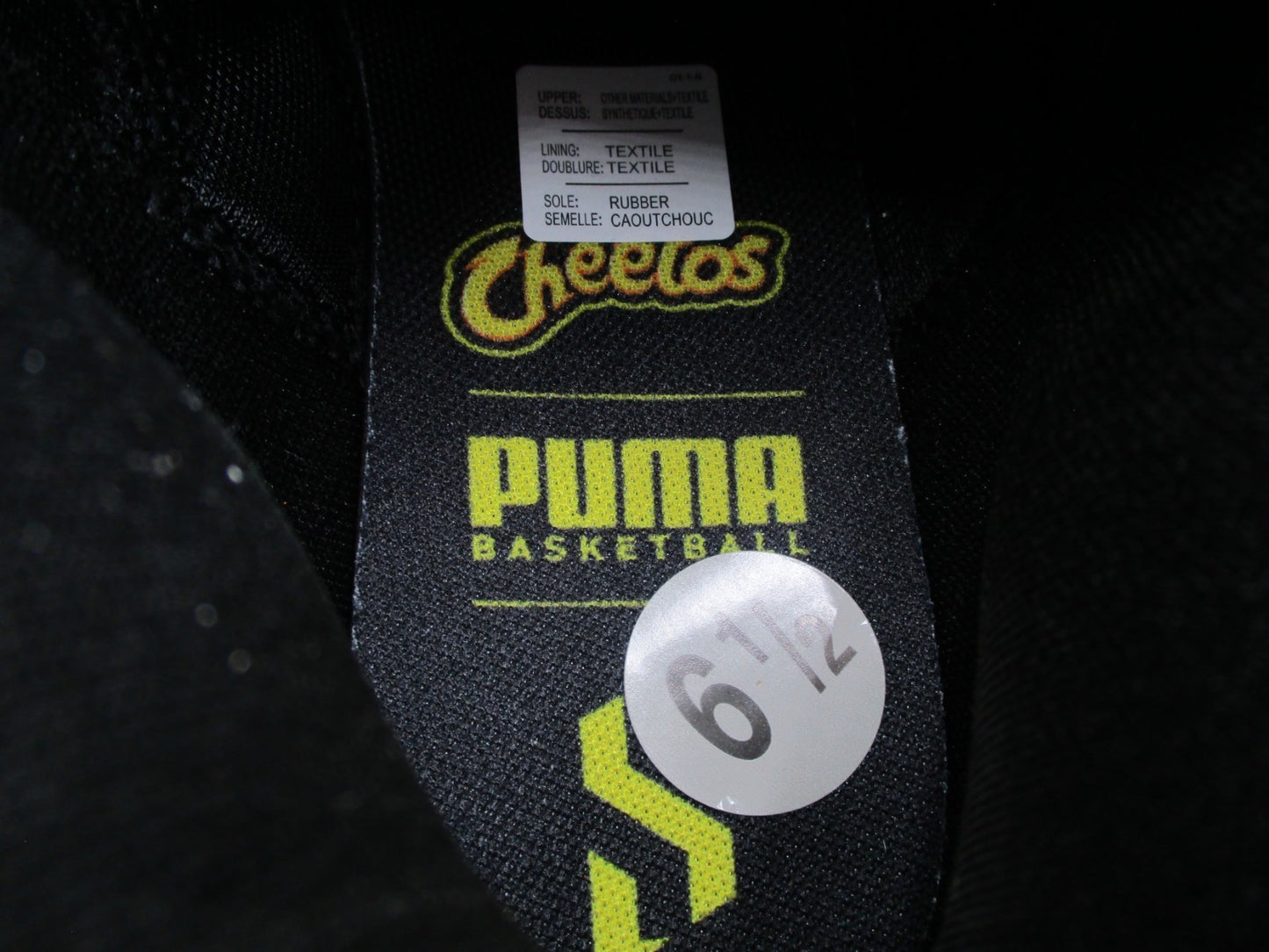 Puma Scoot Zeros x Cheetos Basketball Shoes Orange/Black Size 6.5 30986502 1D110