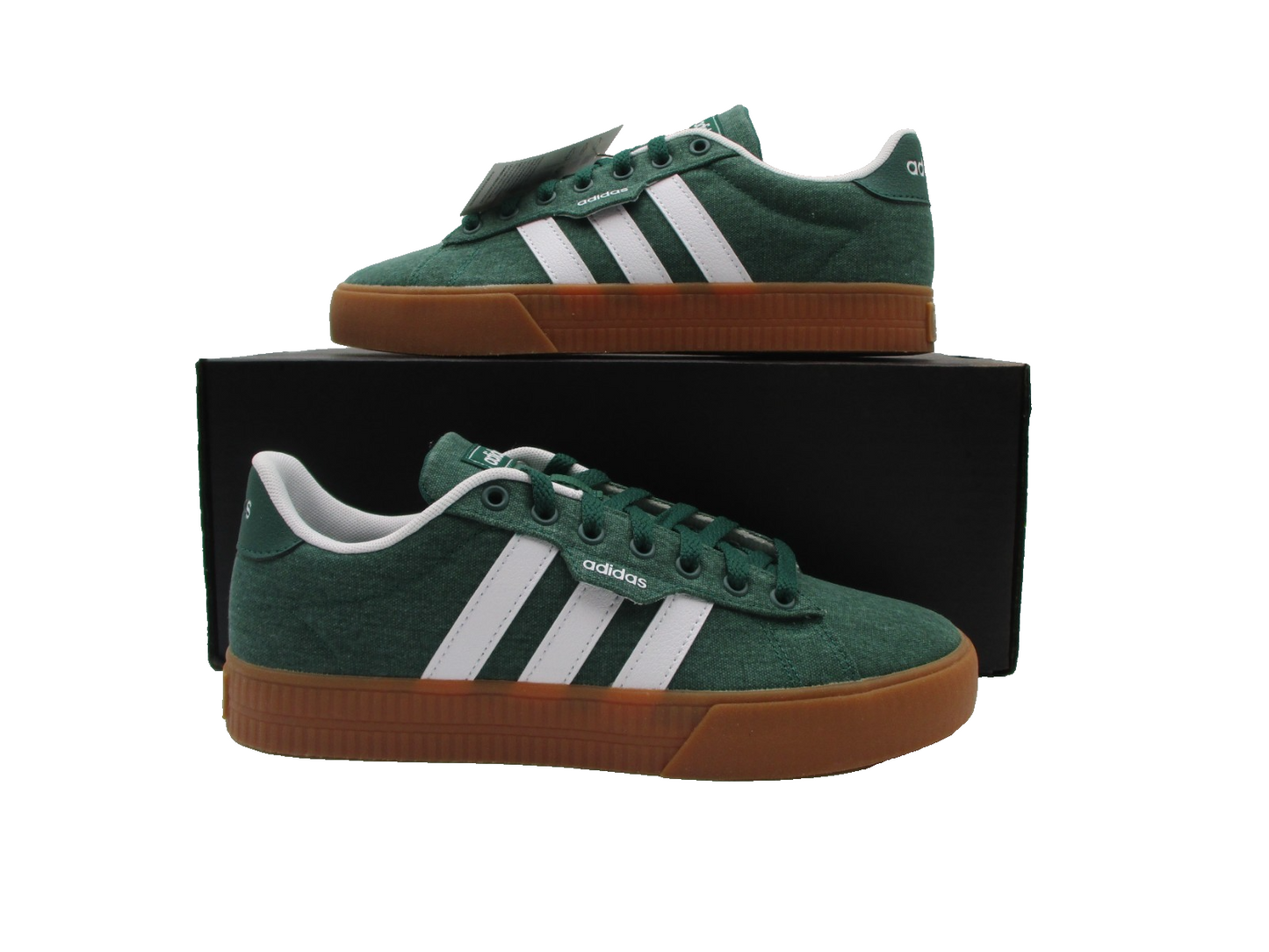 Adidas Daily 3.0 Men's Green/White/Gum Casual Sneakers IF7487