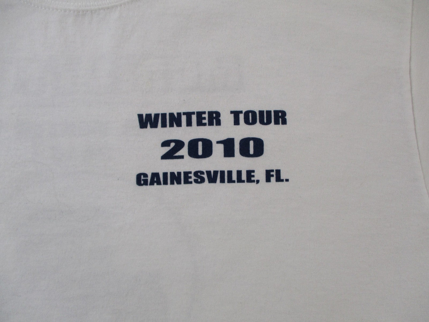 Model T Ford Florida Winter Tour Shirt Mens Medium White Hanes Gainesville 20104