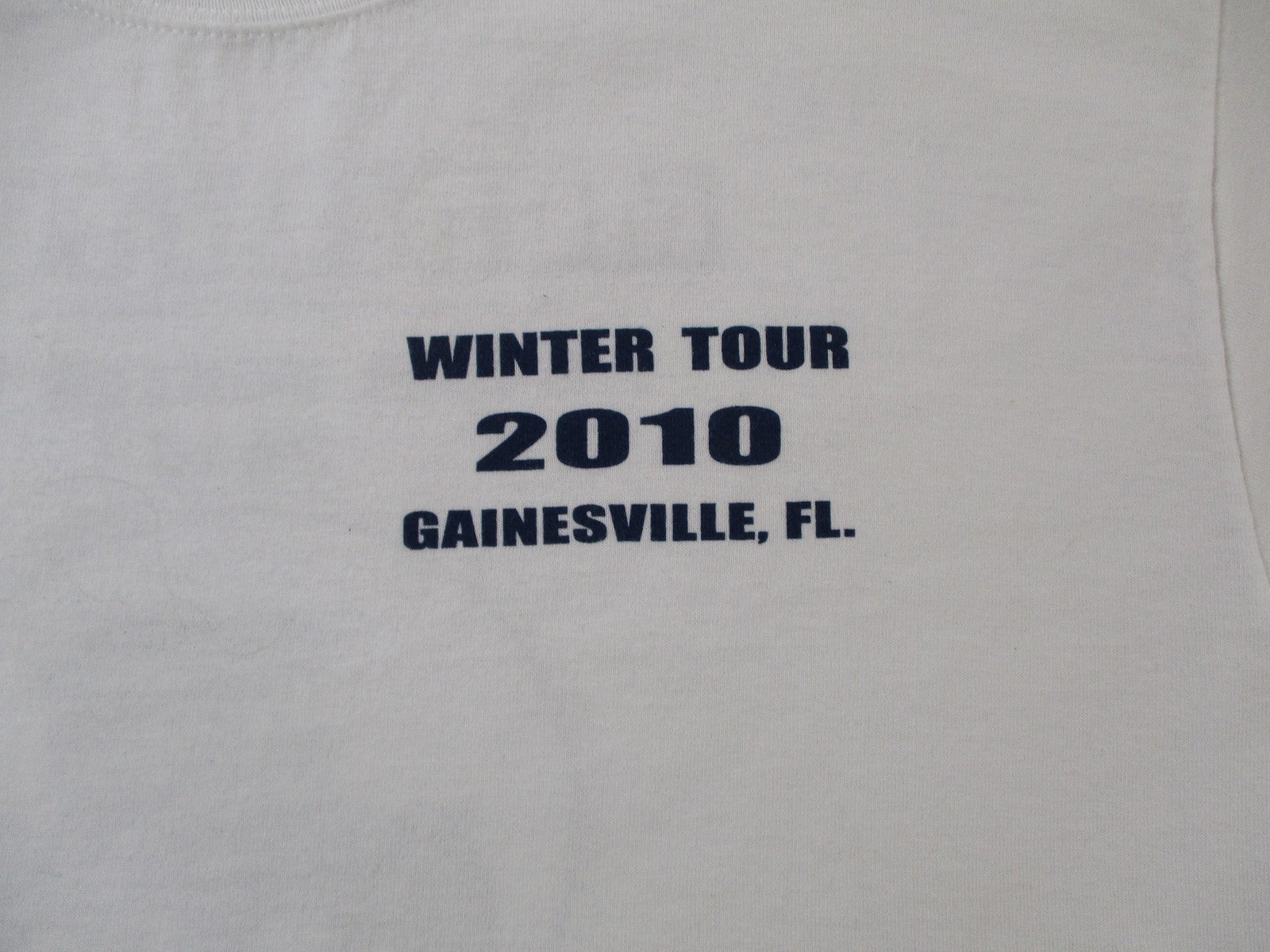 Model T Ford Florida Winter Tour Shirt Mens Medium White Hanes Gainesville 20104
