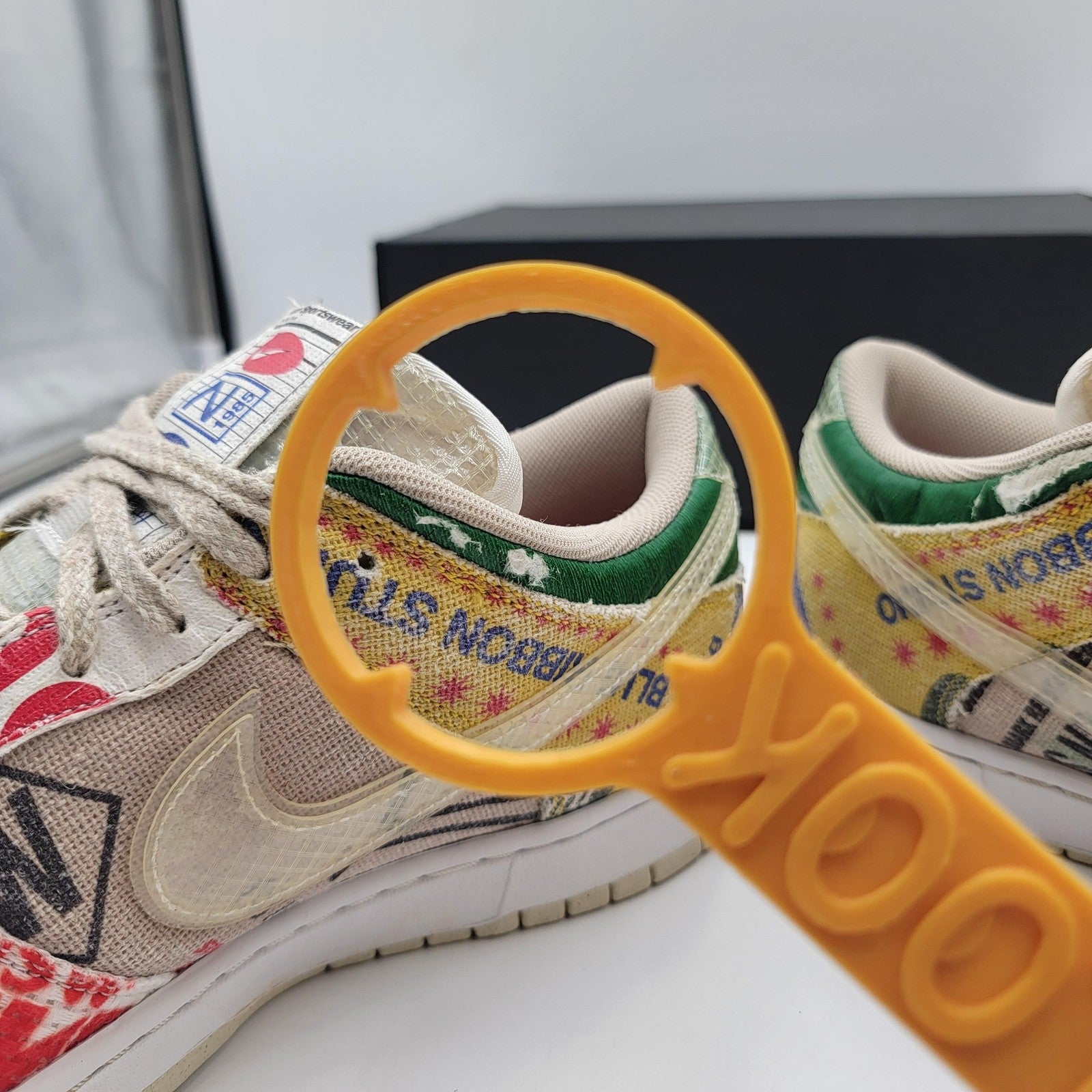 Nike Dunk Low Shoes Mens Size 12 City Market DA6125-900 Art Sneakers