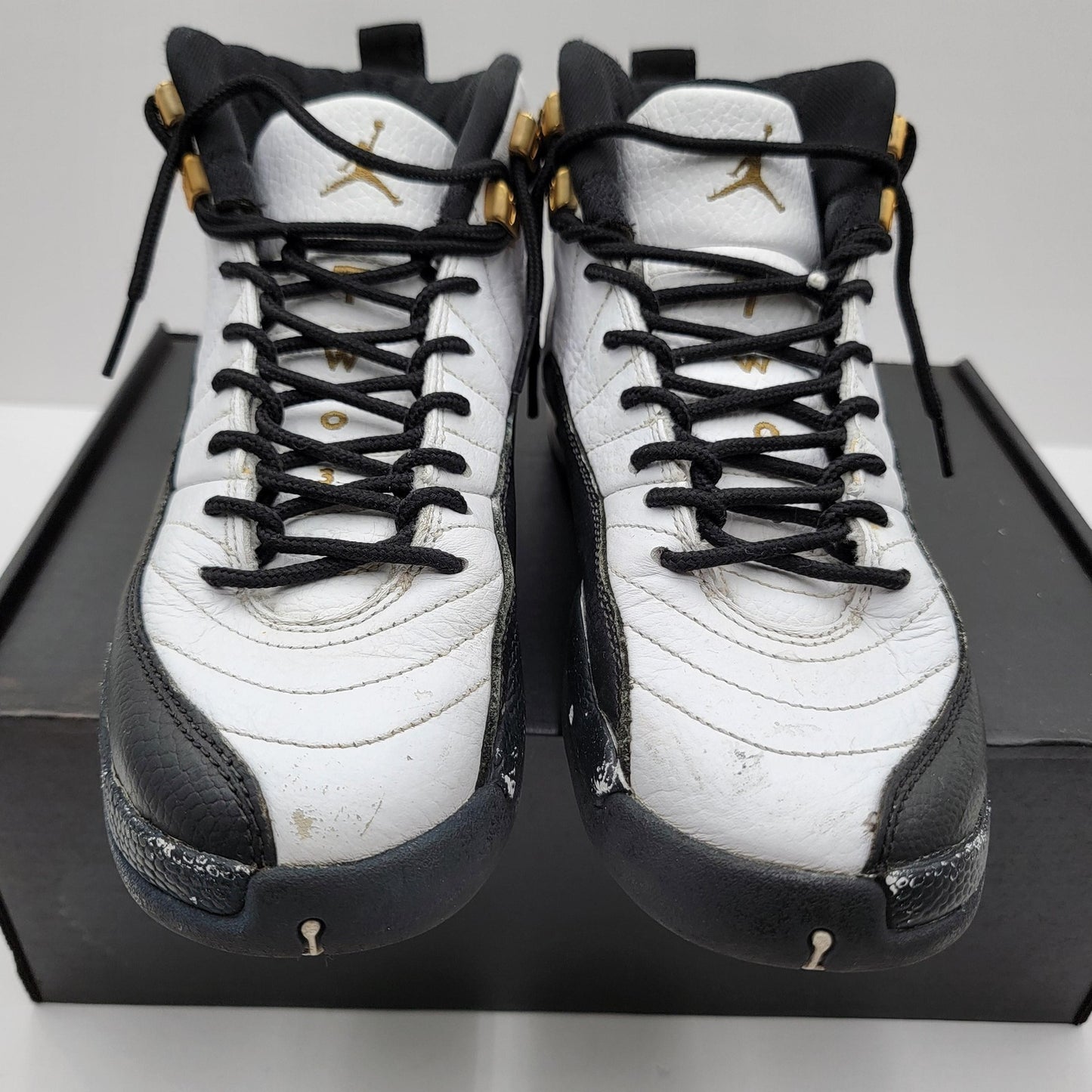 Air Jordan 12 Retro Shoes Youth Size 6Y Taxi 153265170 OG Sneakers