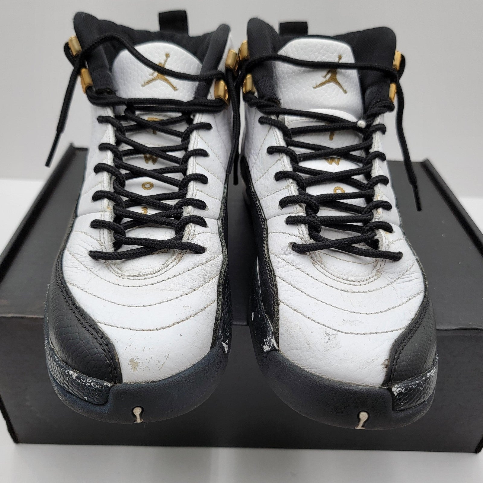 Air Jordan 12 Retro Shoes Youth Size 6Y Taxi 153265170 OG Sneakers