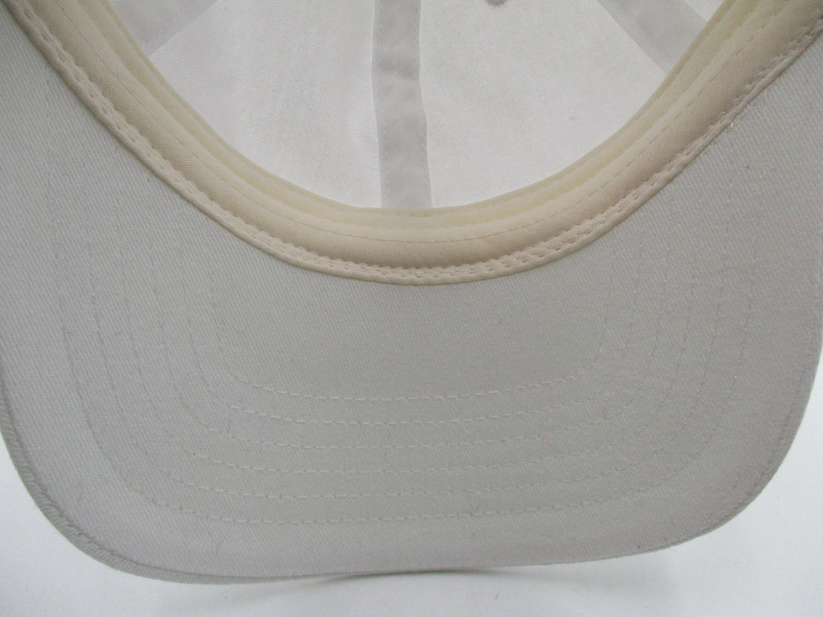 BIG Hat Cap Strap Back Mens One Size White Cotton Twill Baseball Dad Classic8