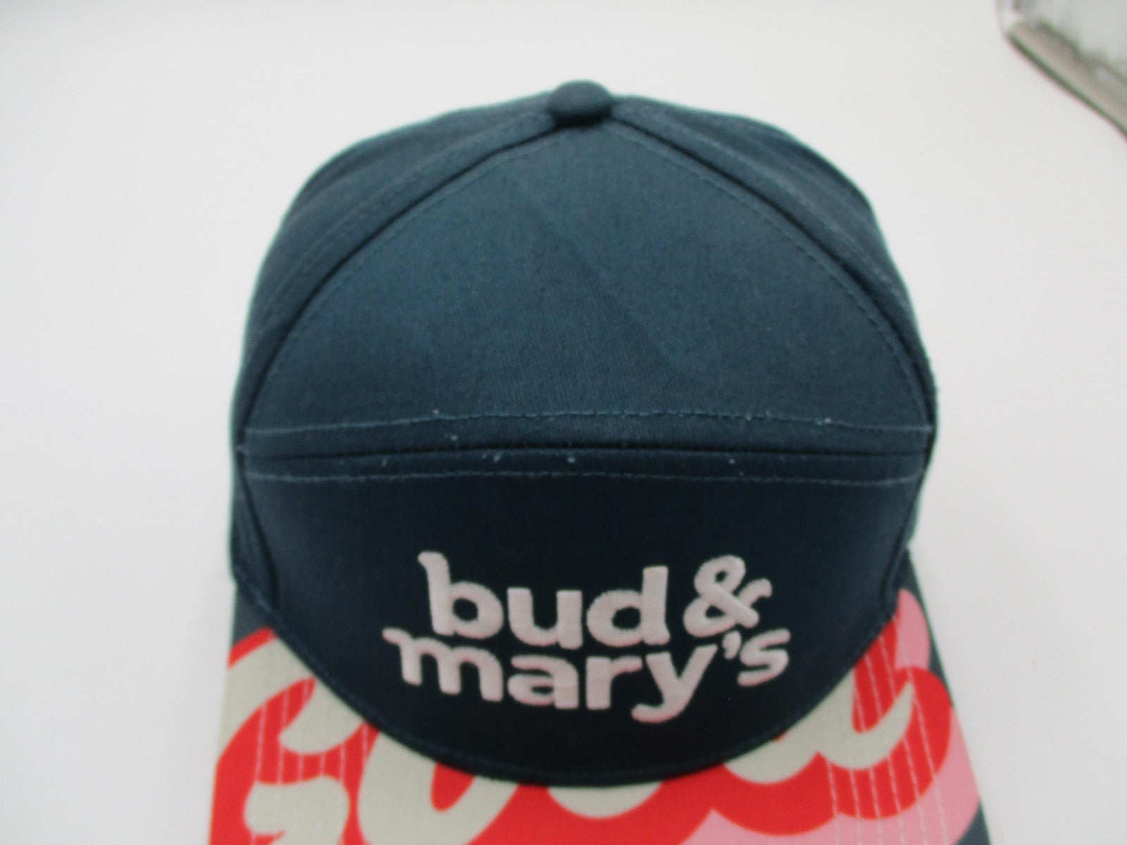 Bud & Mary's Dispensary Hat Cap Snap Back Mens OSFM Teal Good Vibes Graphic Brim3