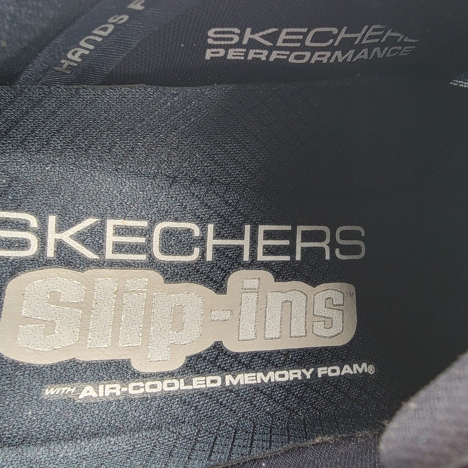 Skechers Max Cushion SlipIns Running Shoes 220313 Navy Sz 7.59
