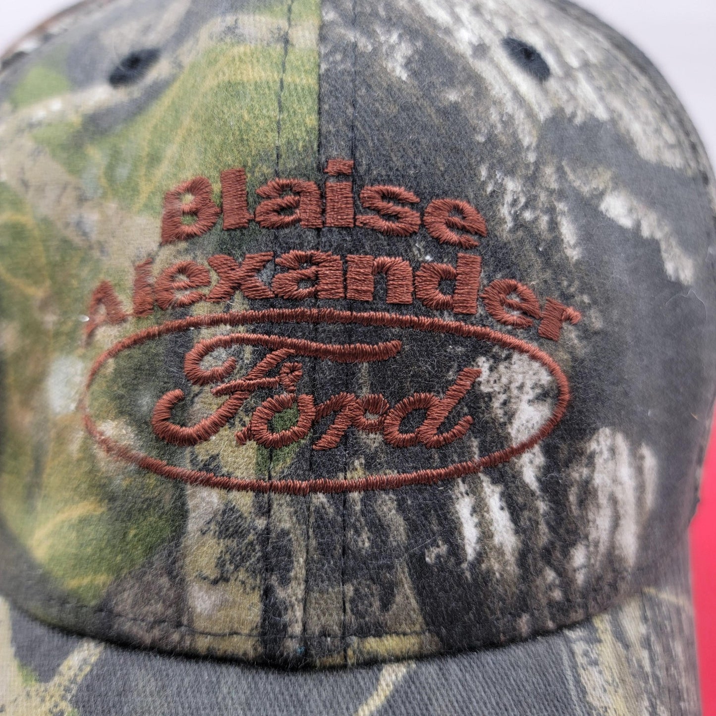Blaise Alexander Ford Hat Cap Strap Back Camouflage Camo Embroidered Mens Green1