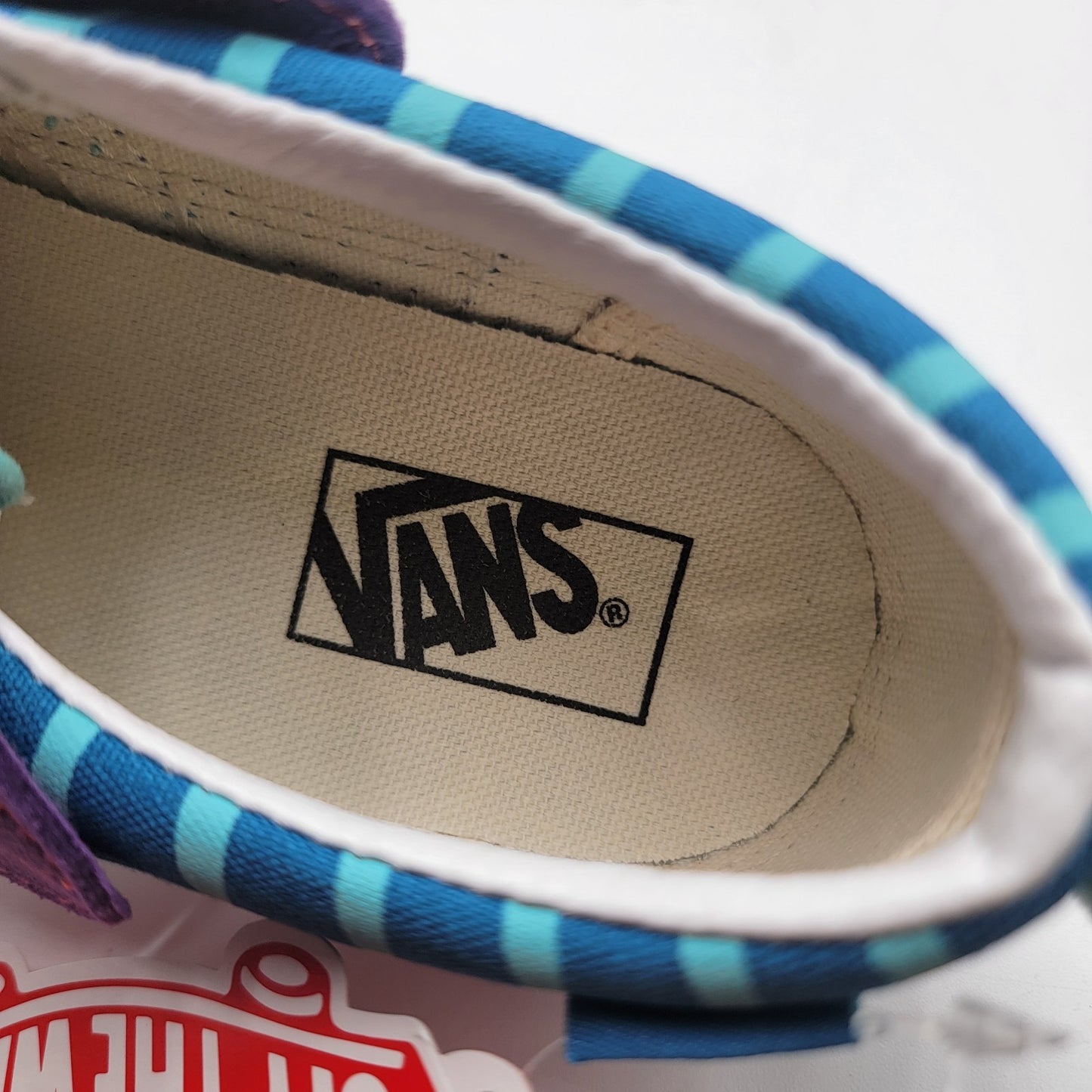 Vans Kids Classic SlipOn Aqua Sky Mermaid Glitter Toddler Size 1 US w/ Box6