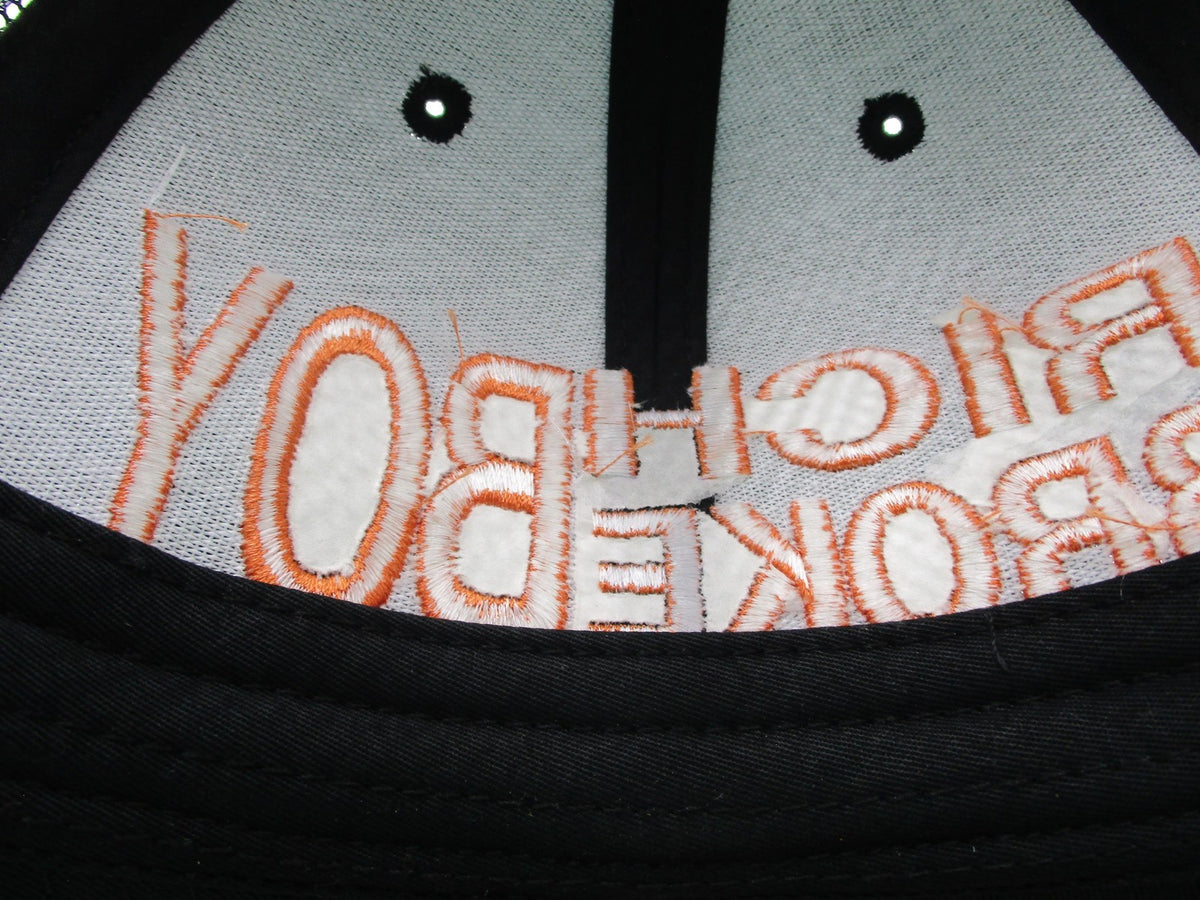 Crowns By Lids Hat Cap Snap Back Mens One Size Black Rich Broke Boy Trucker Mesh10