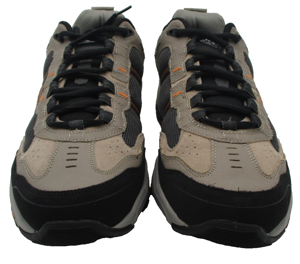 Skechers Sport SRR Shoes Mens Sz 11.5 Beige Black Wide Fit Sneakers 51241EW 1R14