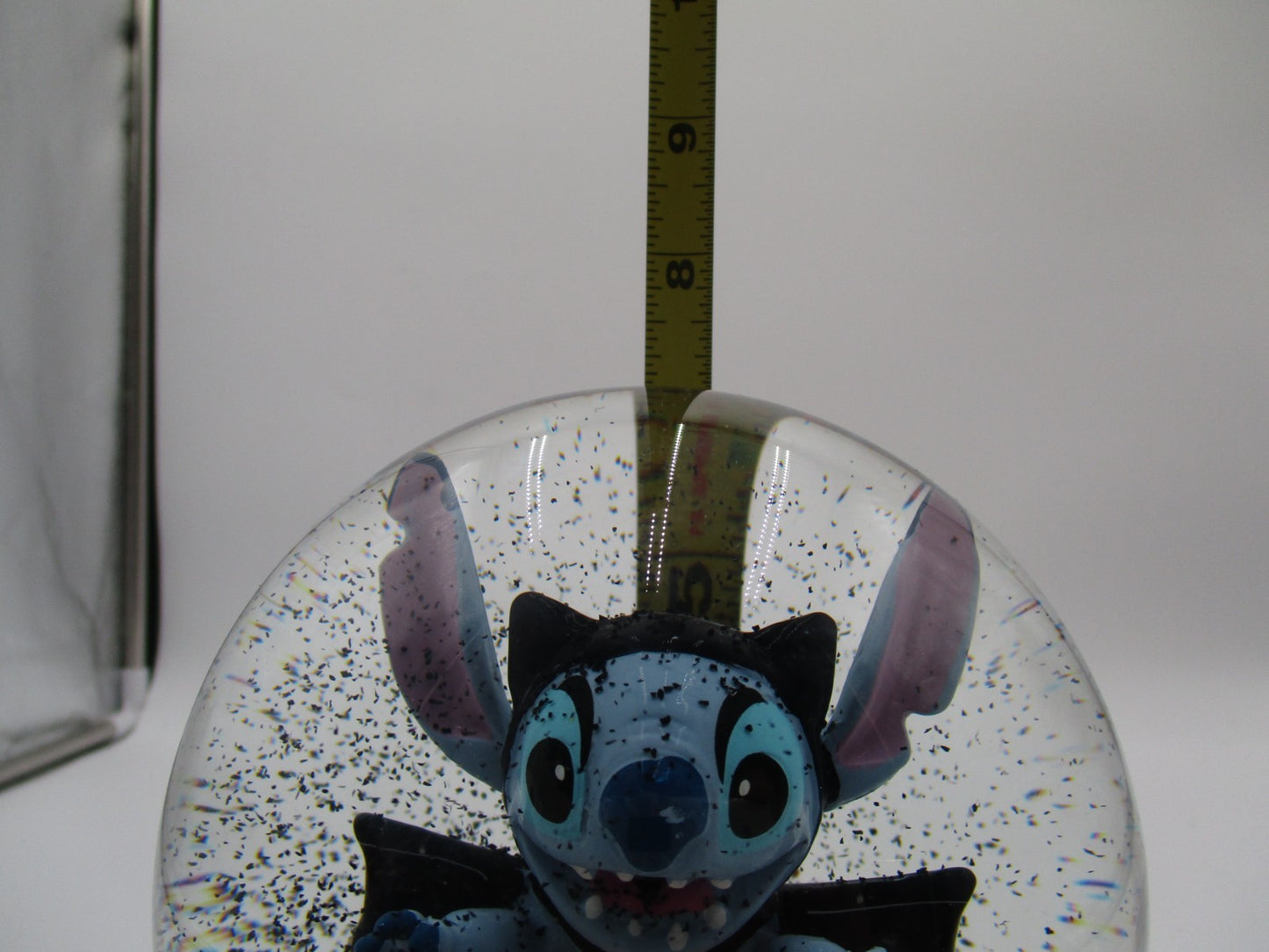 NEW 120mm Disney Stitch Vampire Halloween Trick Or Treat Music Water Snow Globe7