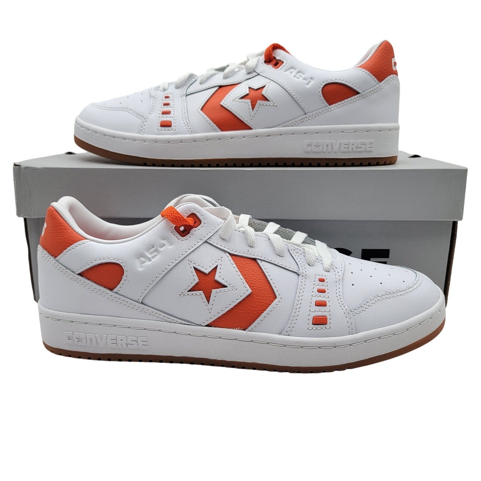 Converse AS-1 Pro 'White Orange' Men's Size 11 - Extra Laces0
