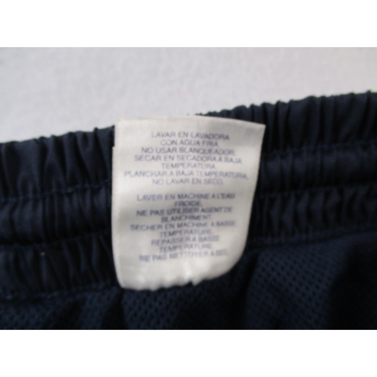 Fila Track Pants Mens Large Navy Blue Colorblock Lined Athletic Drawstring 145212