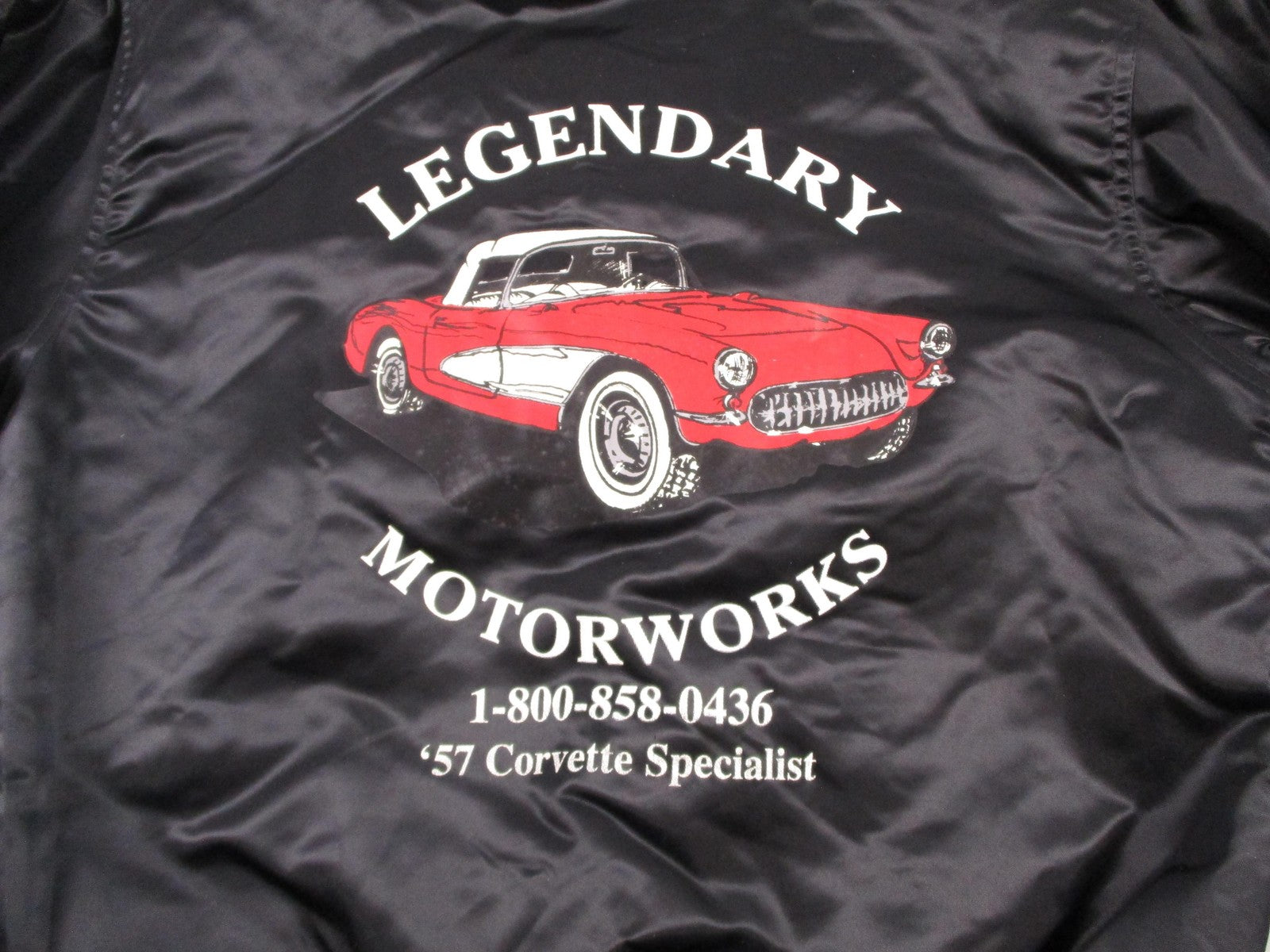 Game Sportswear Jacket Womens Medium Black Nylon Legendary Motorworks Corvette5