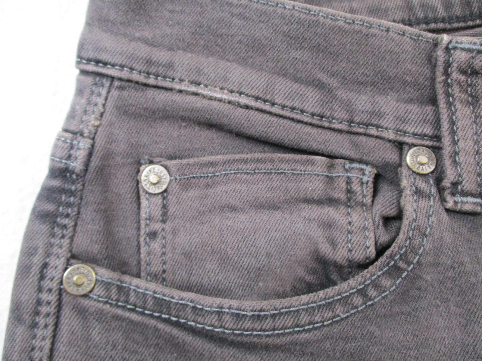 Fidelity Denim Jeans Mens 29x32 Gray Torino Slim Stretch Charcoal Wash
