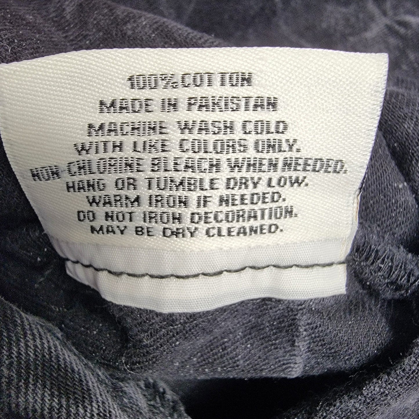 Original Fables Denim Short Sleeve Shirt Black Sz M