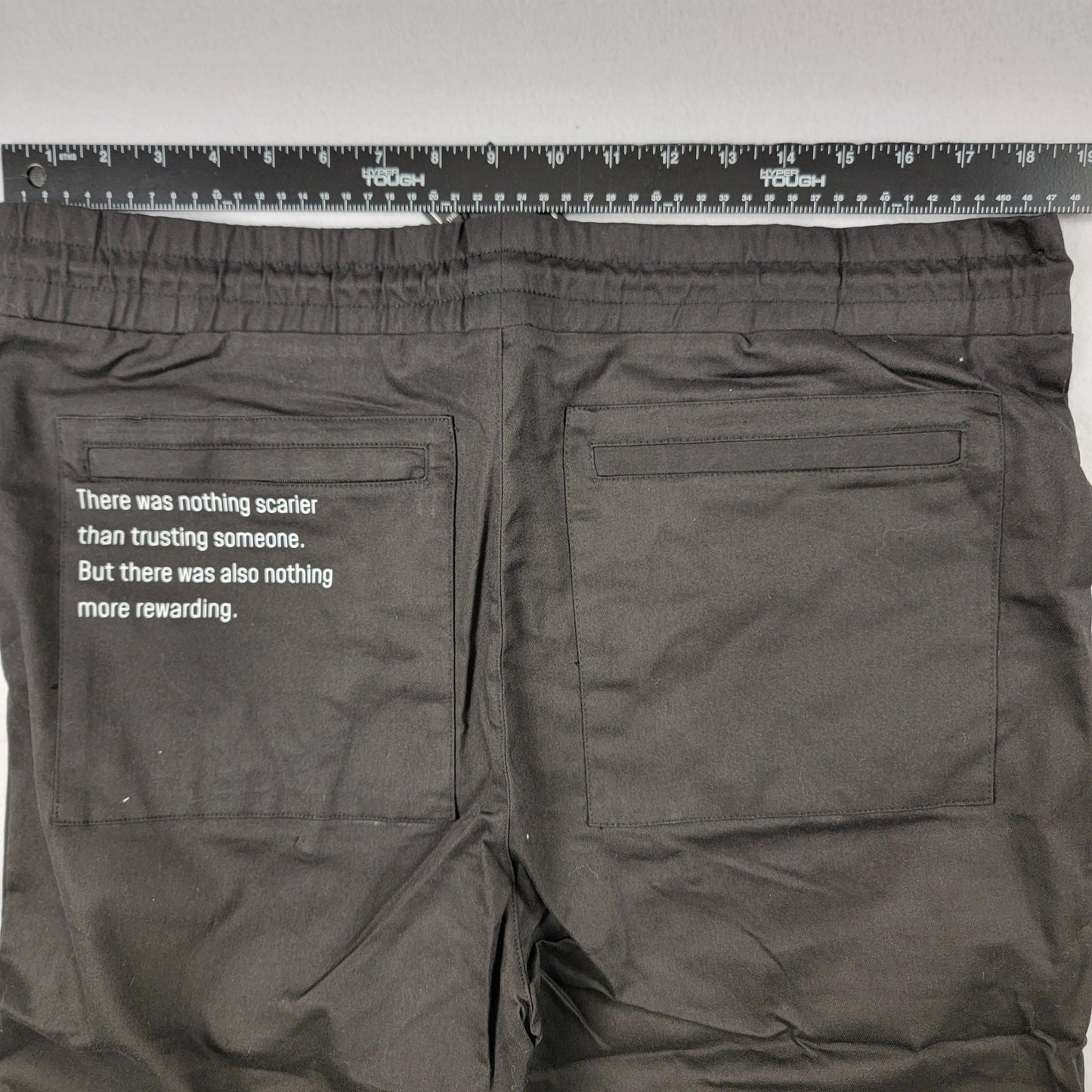 The Hideout Clothing Utility Vest & Pants Set Black Gray 2XL NWT 8060712