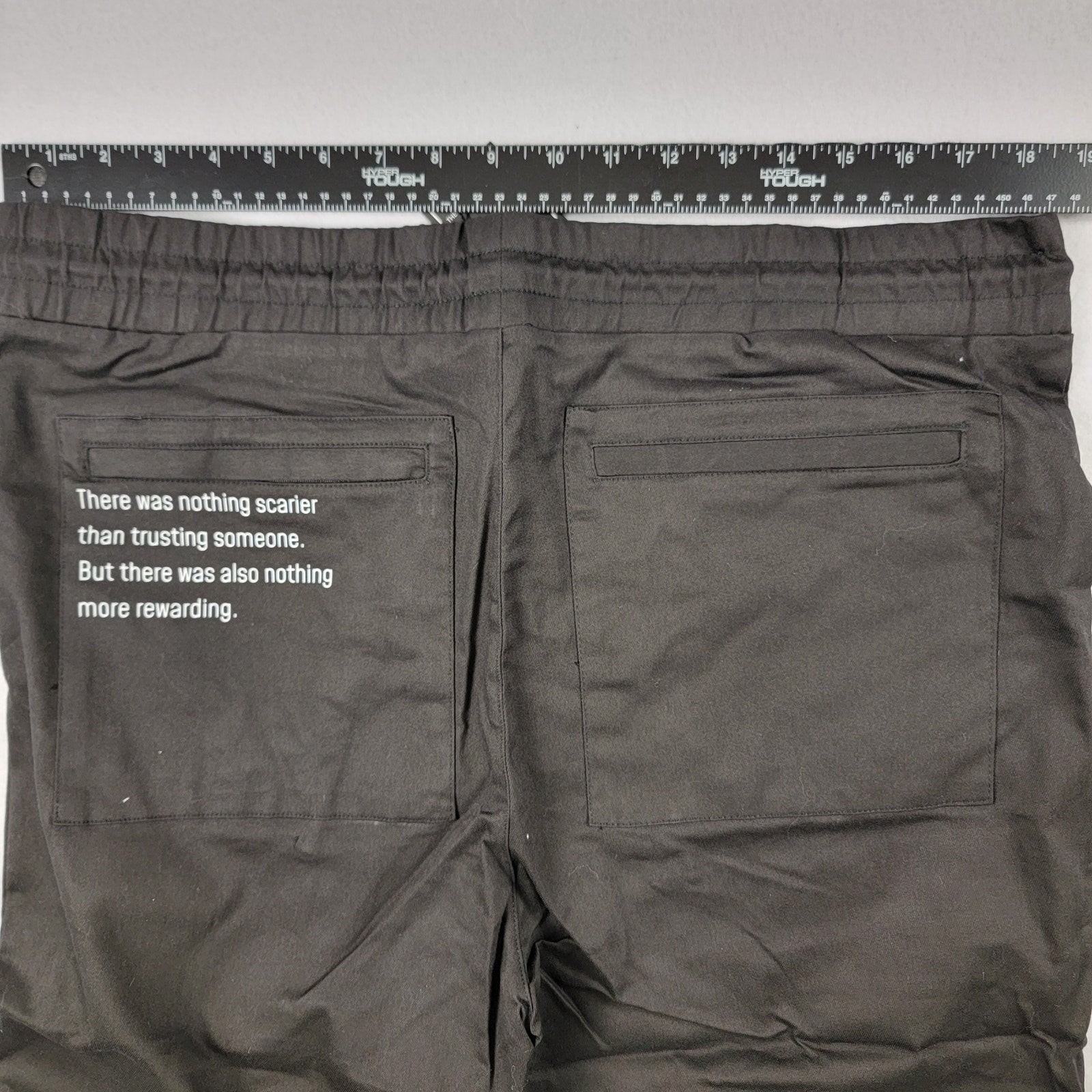 The Hideout Clothing Utility Vest & Pants Set Black Gray 2XL NWT 8060712