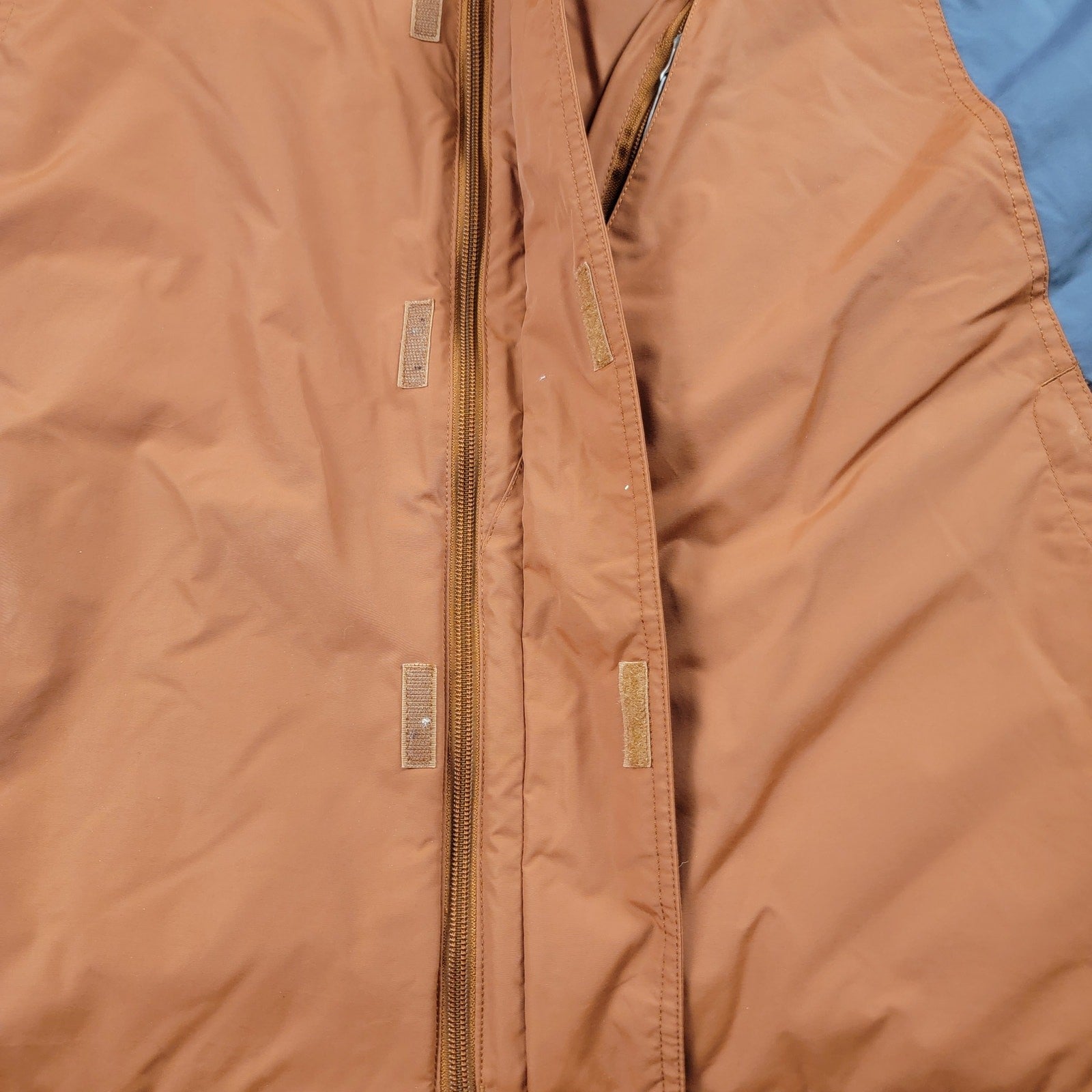 Columbia Men’s XXL Brown Gray Winter Ski Jacket Full Zip Nylon Insulated Coat5