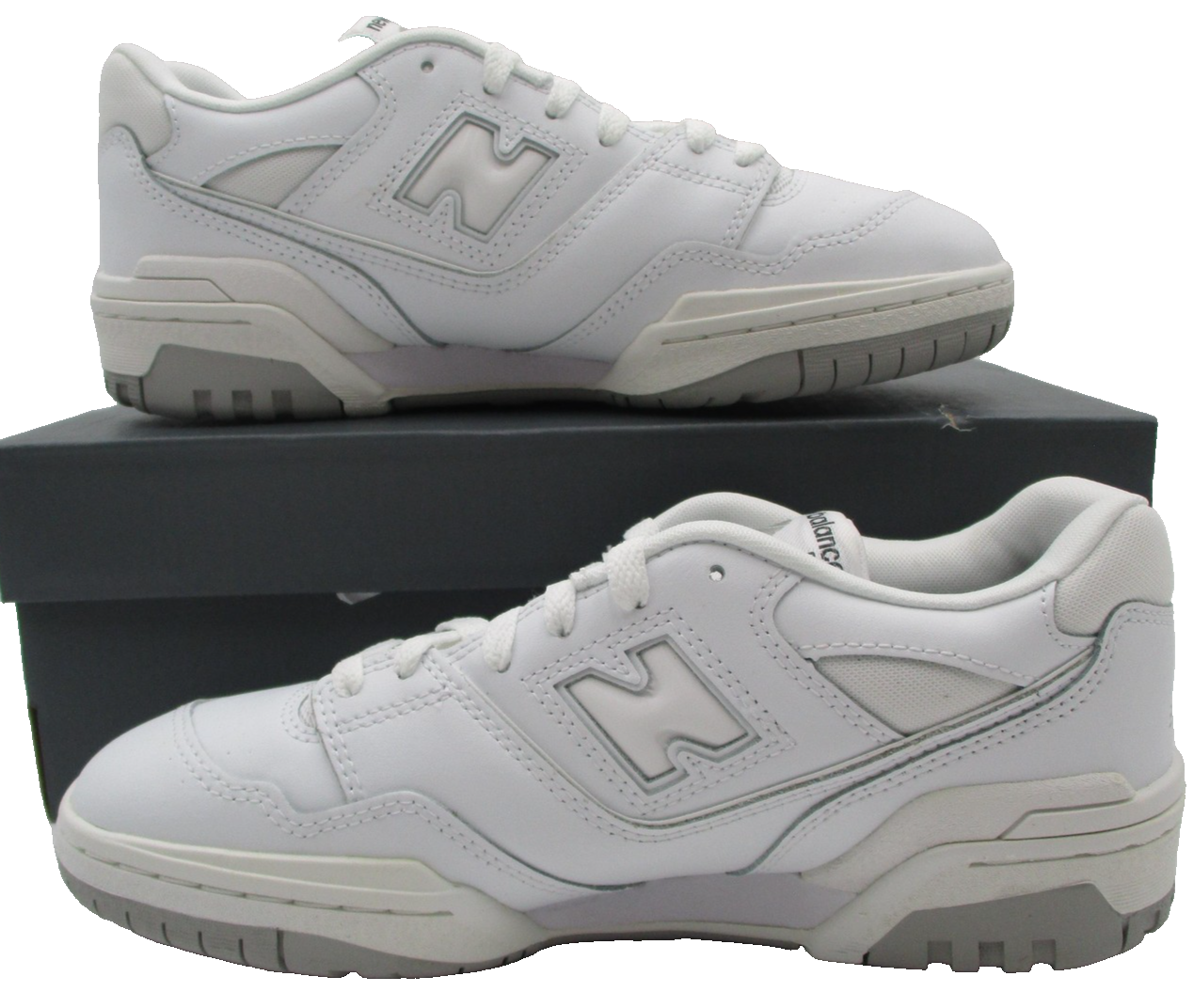 New Balance 550 RG3 Shoes Boys Size 7 White White Basketball GSB550PB Sneakers1