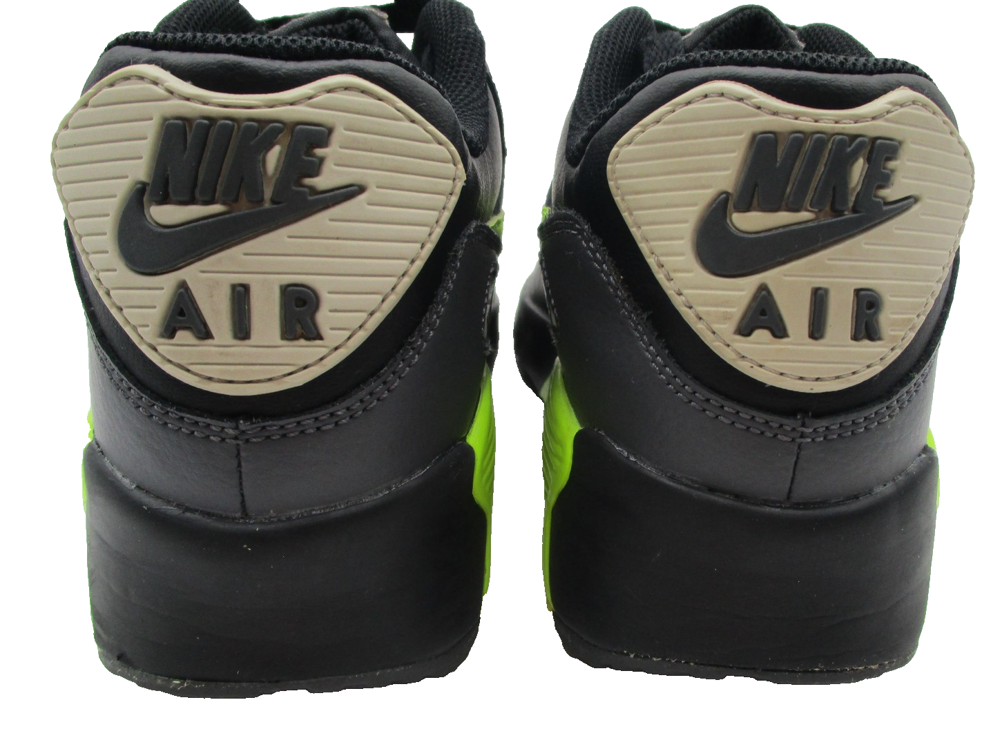 Nike Air Max 90 Shoes Youth Size 5.5Y Black Volt Running Sneakers 833412-023 1T85