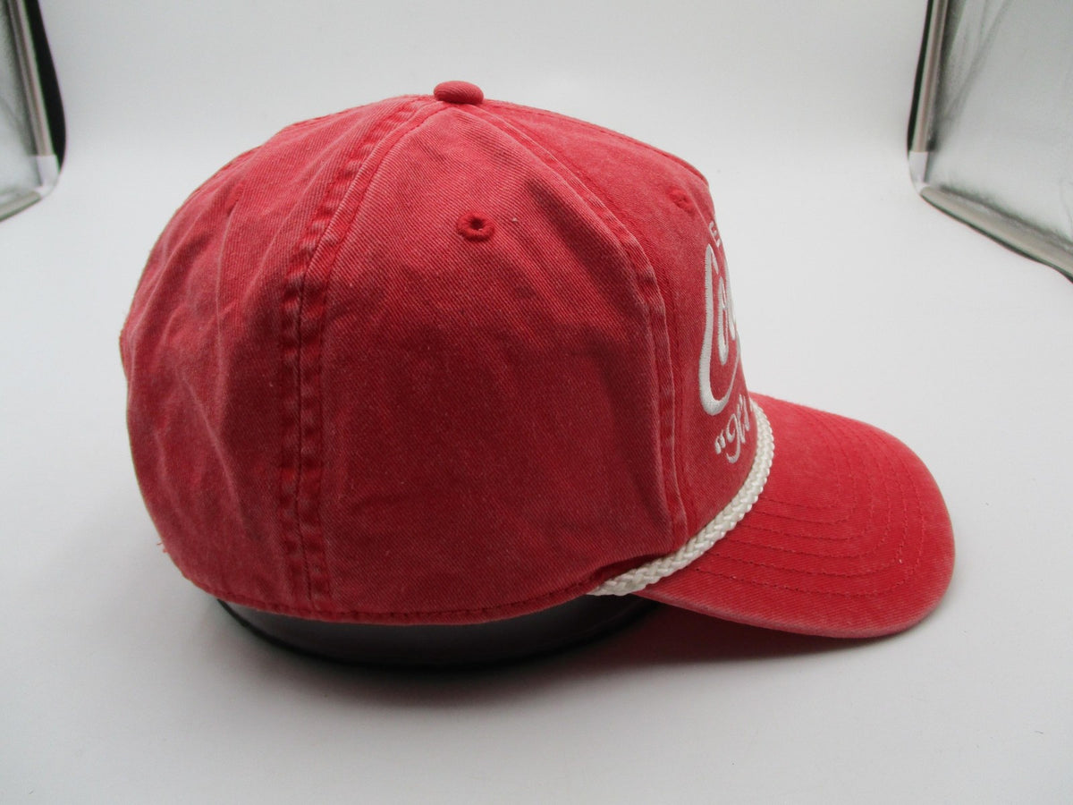 Coca-Cola Hat Cap Snap Back Mens One Size Red Enjoy It's The Real Thing Slogan7