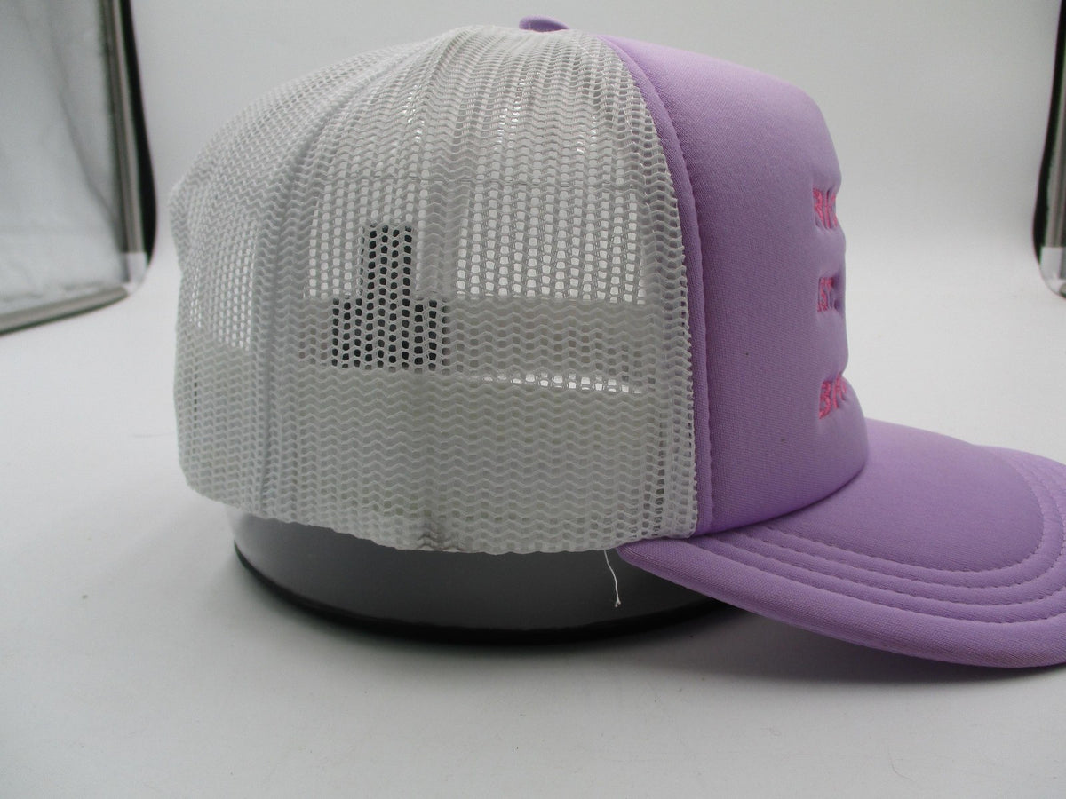 Richboy Brokeboy Hat Cap Snap Back Mens One Size Purple Trucker Crowns By Lids7