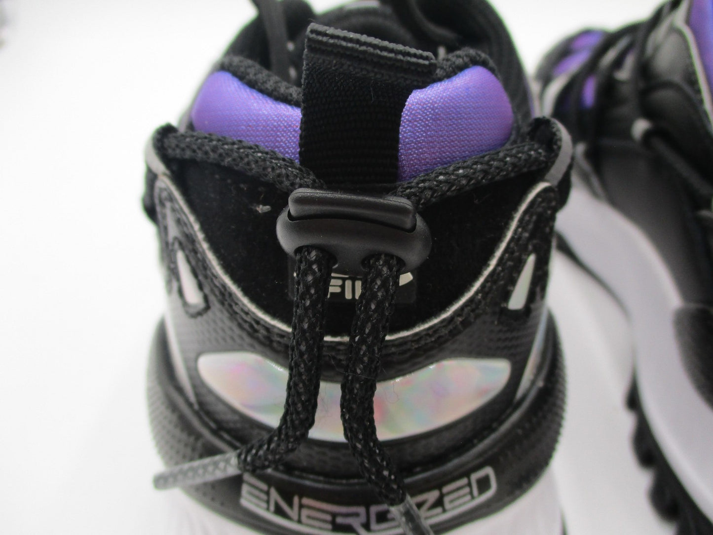 Fila Explore Energized Shoes Mens Size 8.5 Black Purple Trail Sneakers (1B8)12