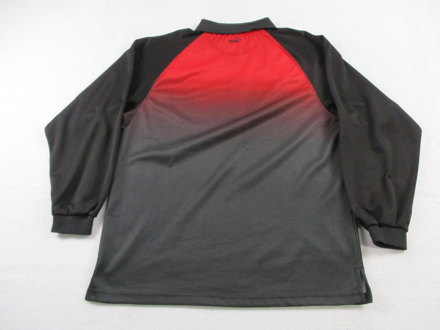 Ohio State Buckeyes Shirt Mens Large Black NCAA Football Puma Long Sleeve Polo1