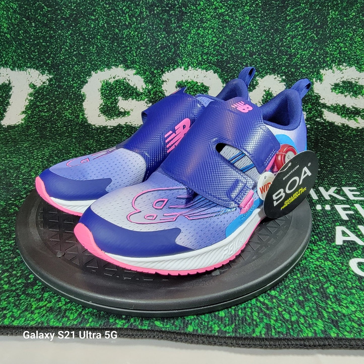 New Balance FuelCore Reveal v3 BOA Big Kid Wide 'Vibrant Violet Aura' Sz 7