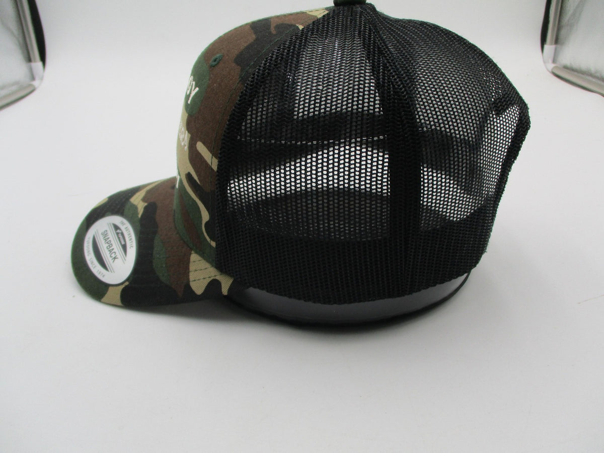 Lids Richboy Brokeboy Hat Cap Snap Back Mens One Size Camo Trucker Mesh RB 20245