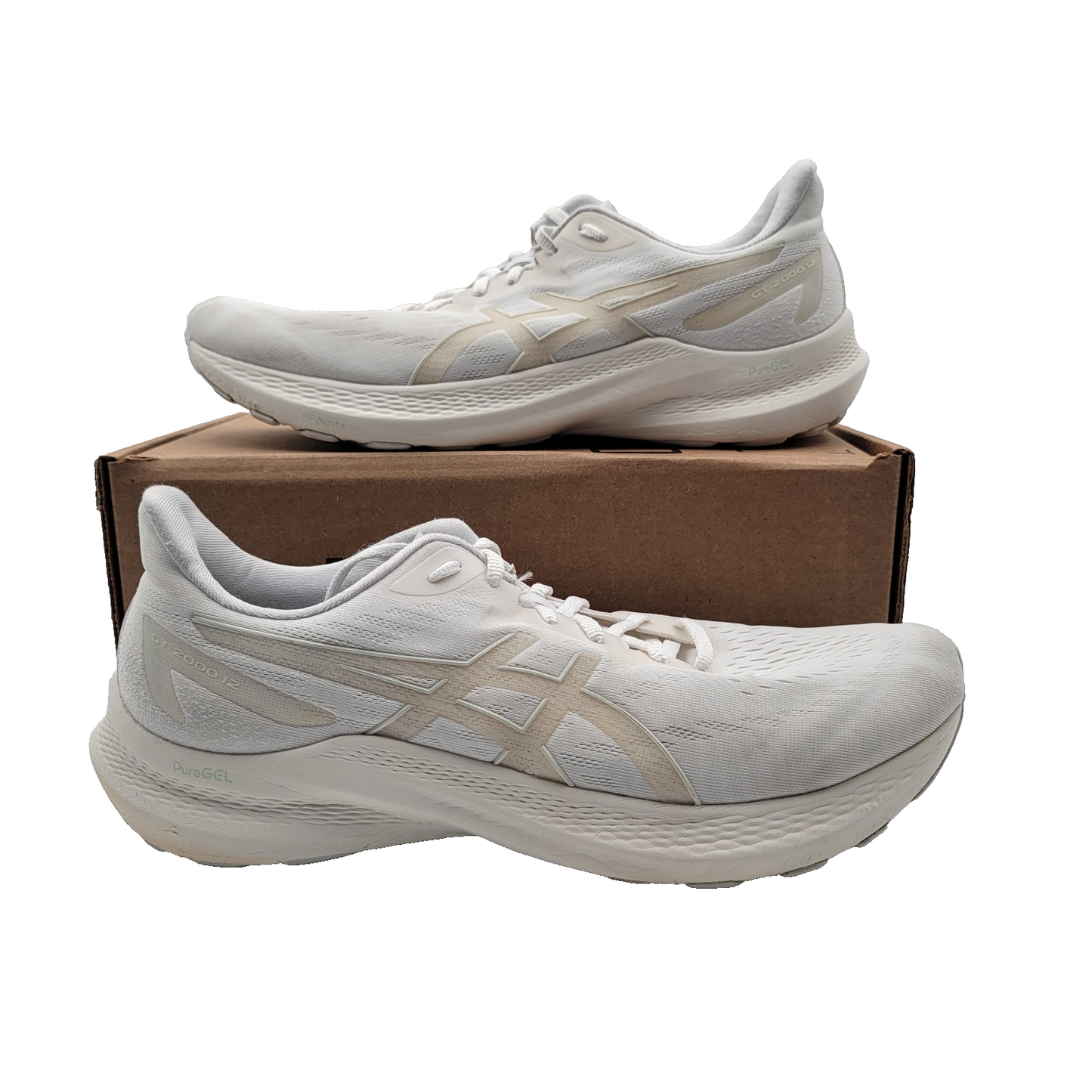 Asics GT 2000 12 'White Off White' Mens Sz 12 1011B691103
