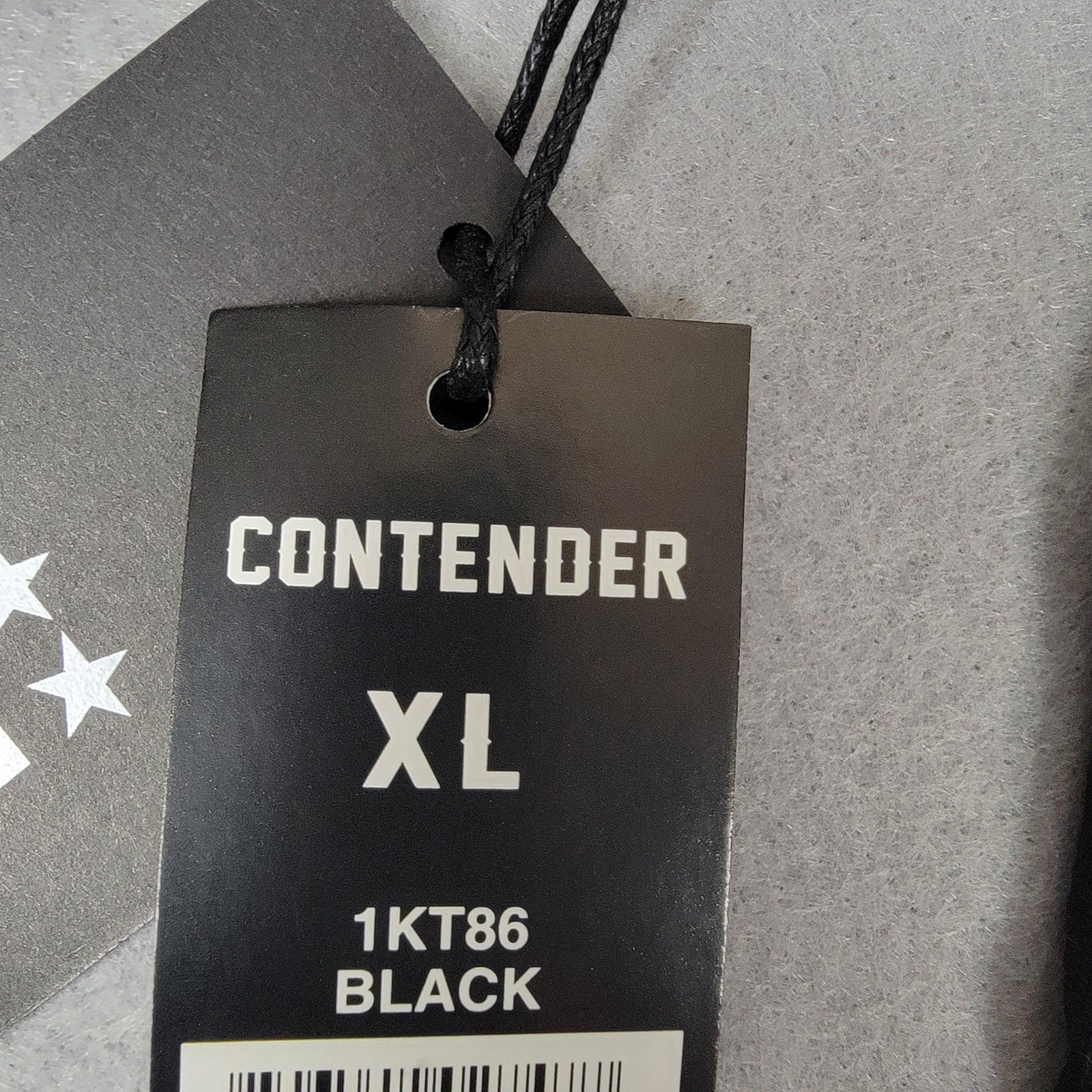 Contender USA Long Sleeve Shirt Monochrome Black Men's Sz XL