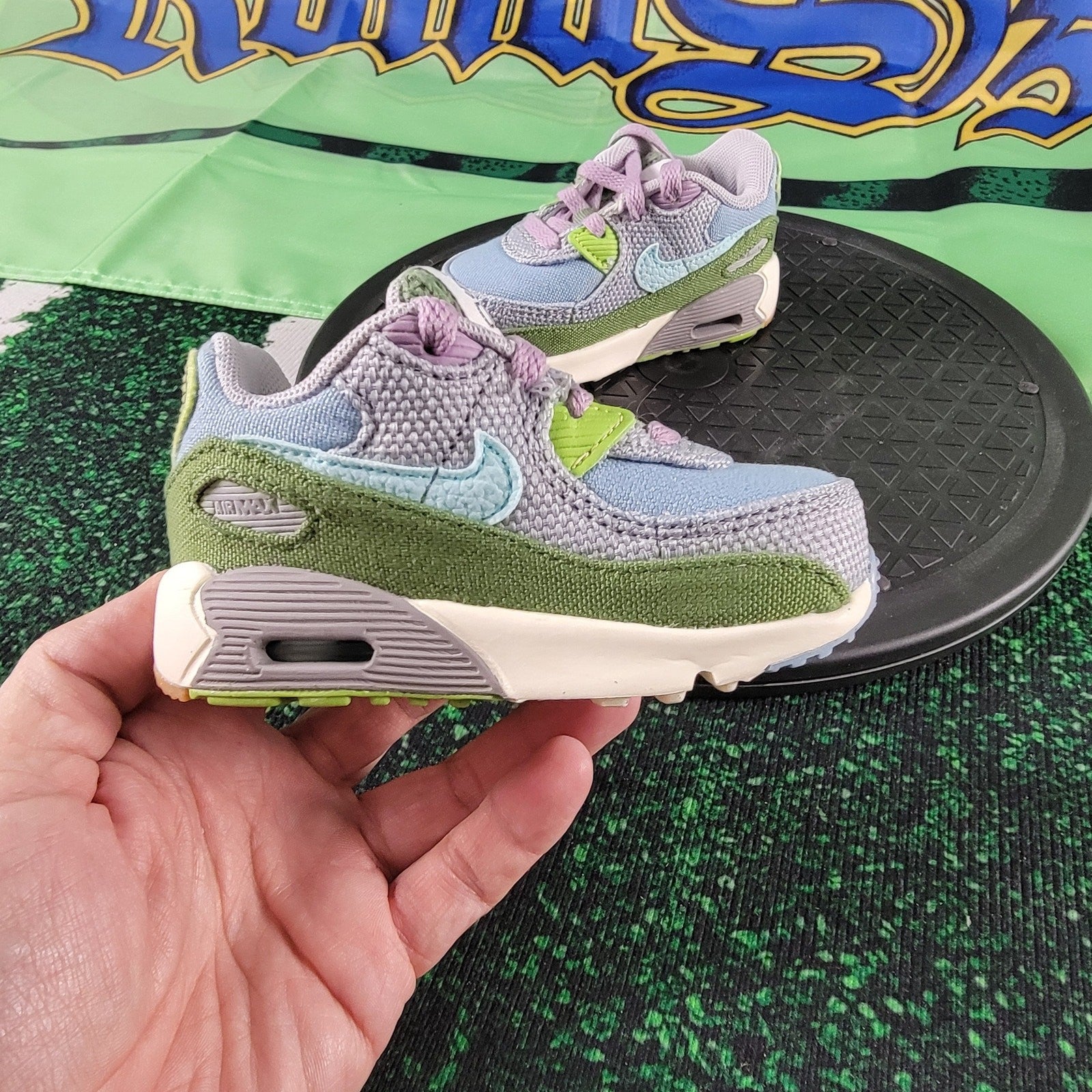 Air Max 90 SE TD 'Sun Club  Worn Blue Treeline' Sz 5c2