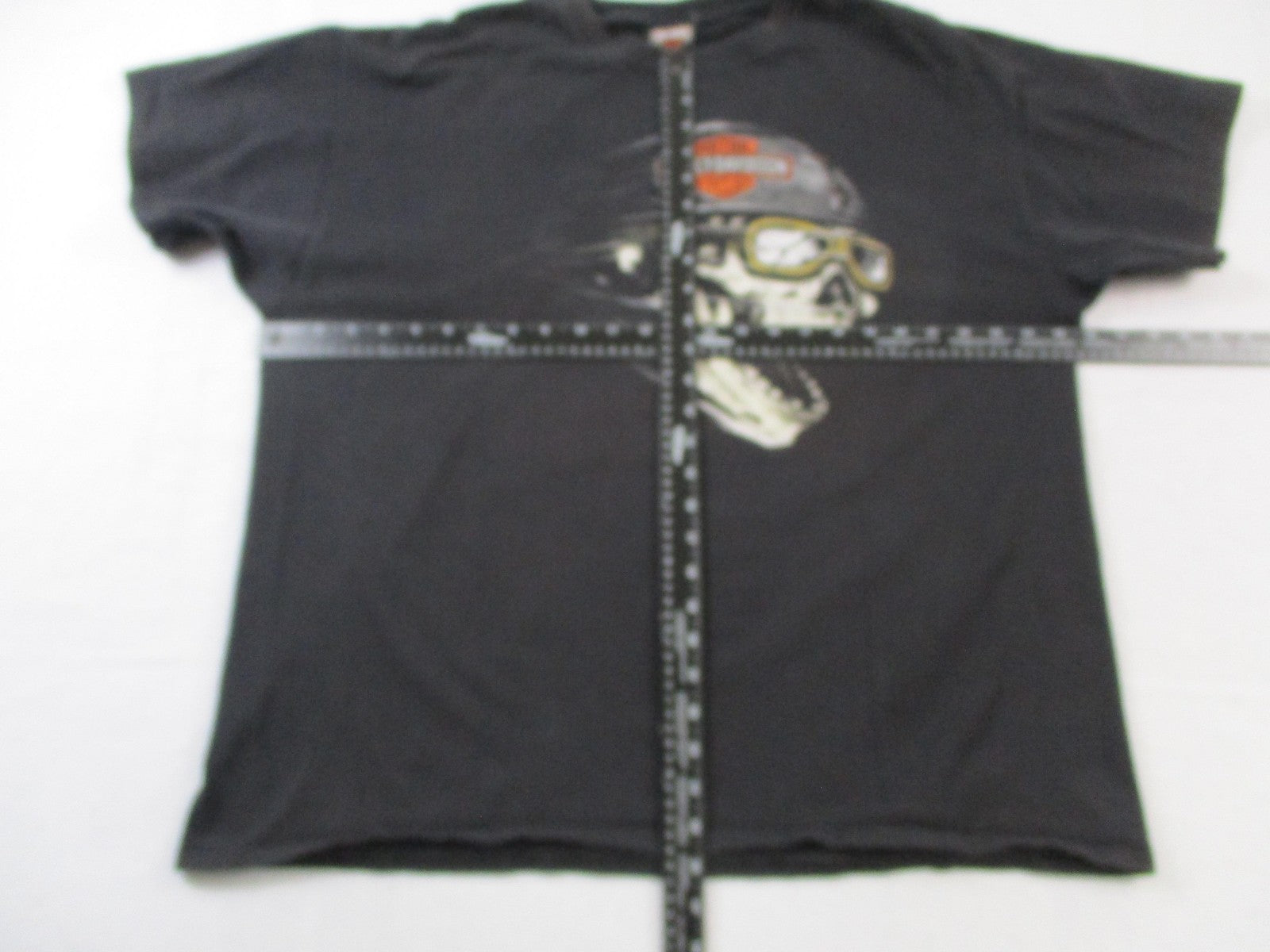 Vintage 1990s Harley Davidson Barnett El Paso TX Skull Biker Tee Mens 2XL 15735