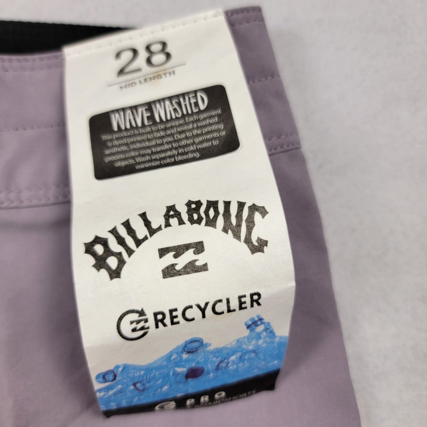 Billabong Recycler Arch Pro Gray Board Shorts  Size 28 NWT3