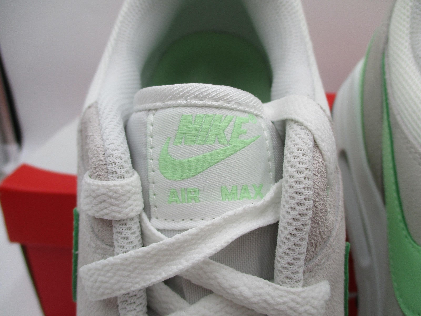 Nike Air Max 1 ESS Shoes Mens Size 15 US Summit White Vapor Green FZ58081078