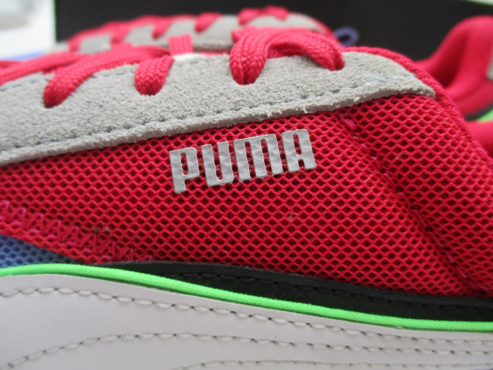 Puma Future Rider Womens Size 8 Red Blue White Gray Rider Foam 38168401 (1F3)8