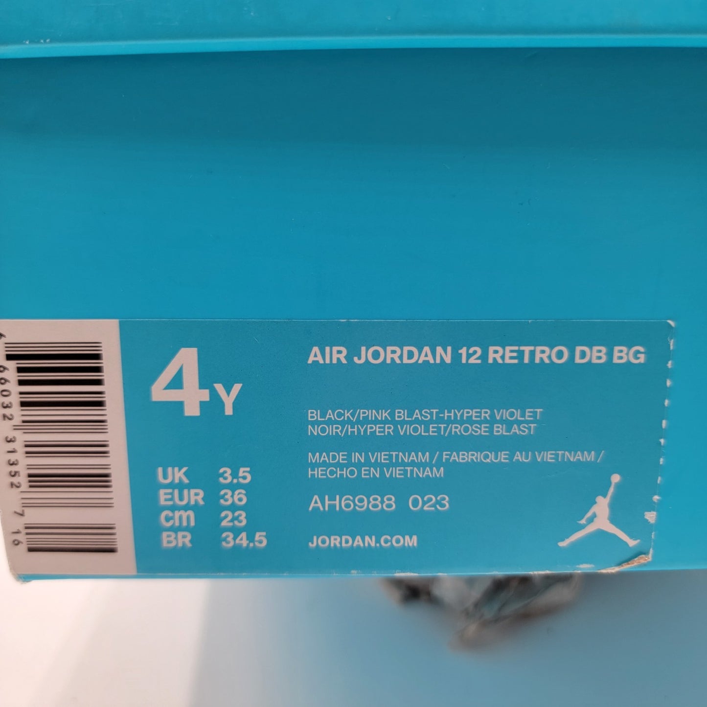 2017 Jordan 12 Retro ‘Doernbecher' Sz 4Y OG All VNDS14