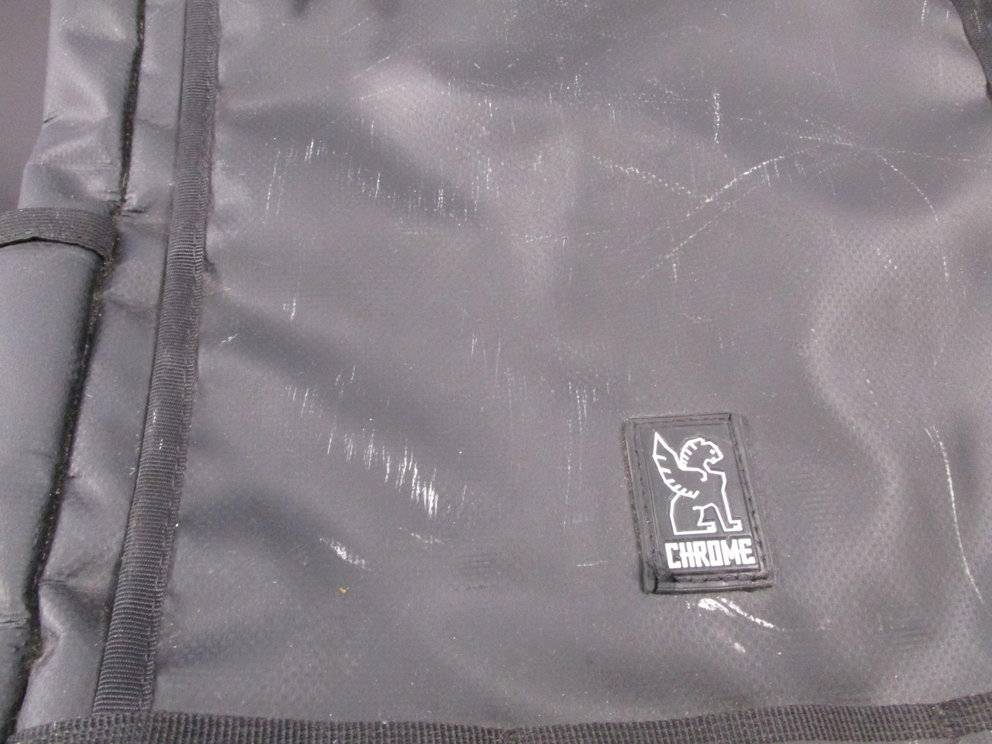 Chrome Black 18" Water Resistant Laptop Backpack Bag Men Travel Gear Urban14