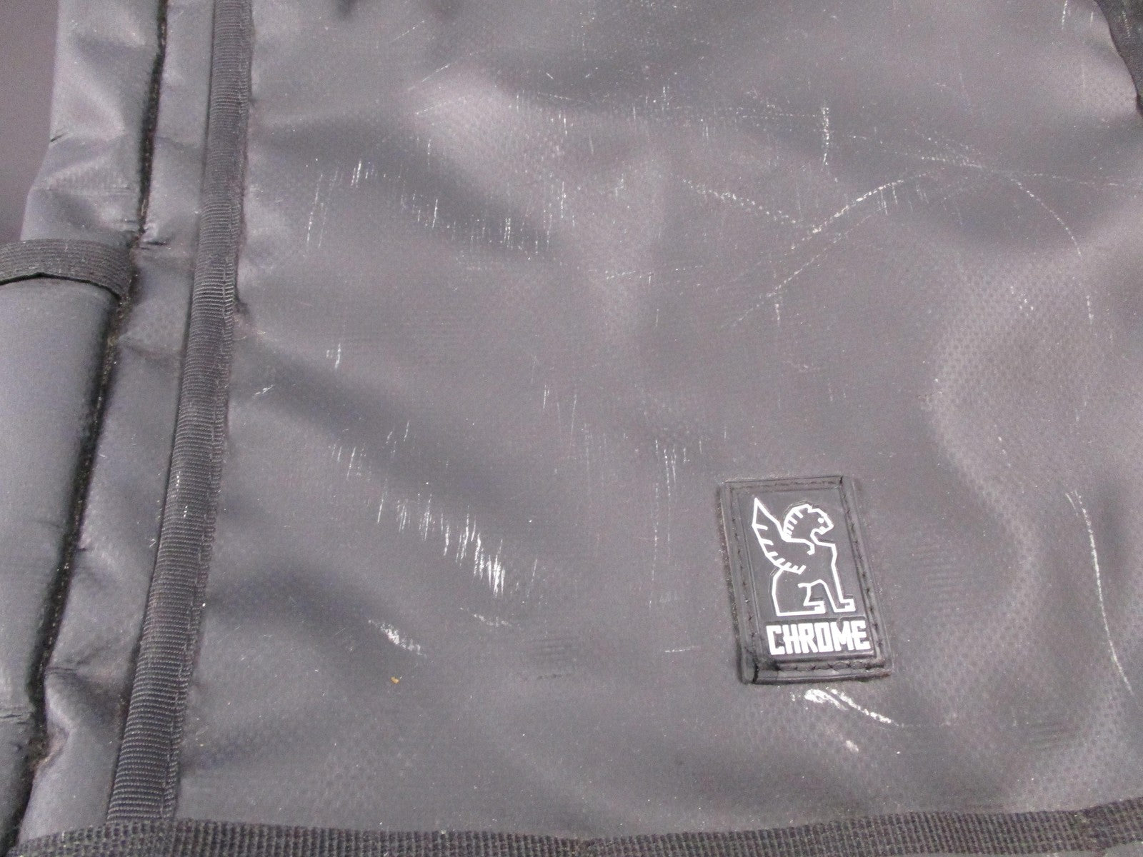 Chrome Black 18" Water Resistant Laptop Backpack Bag Men Travel Gear Urban14