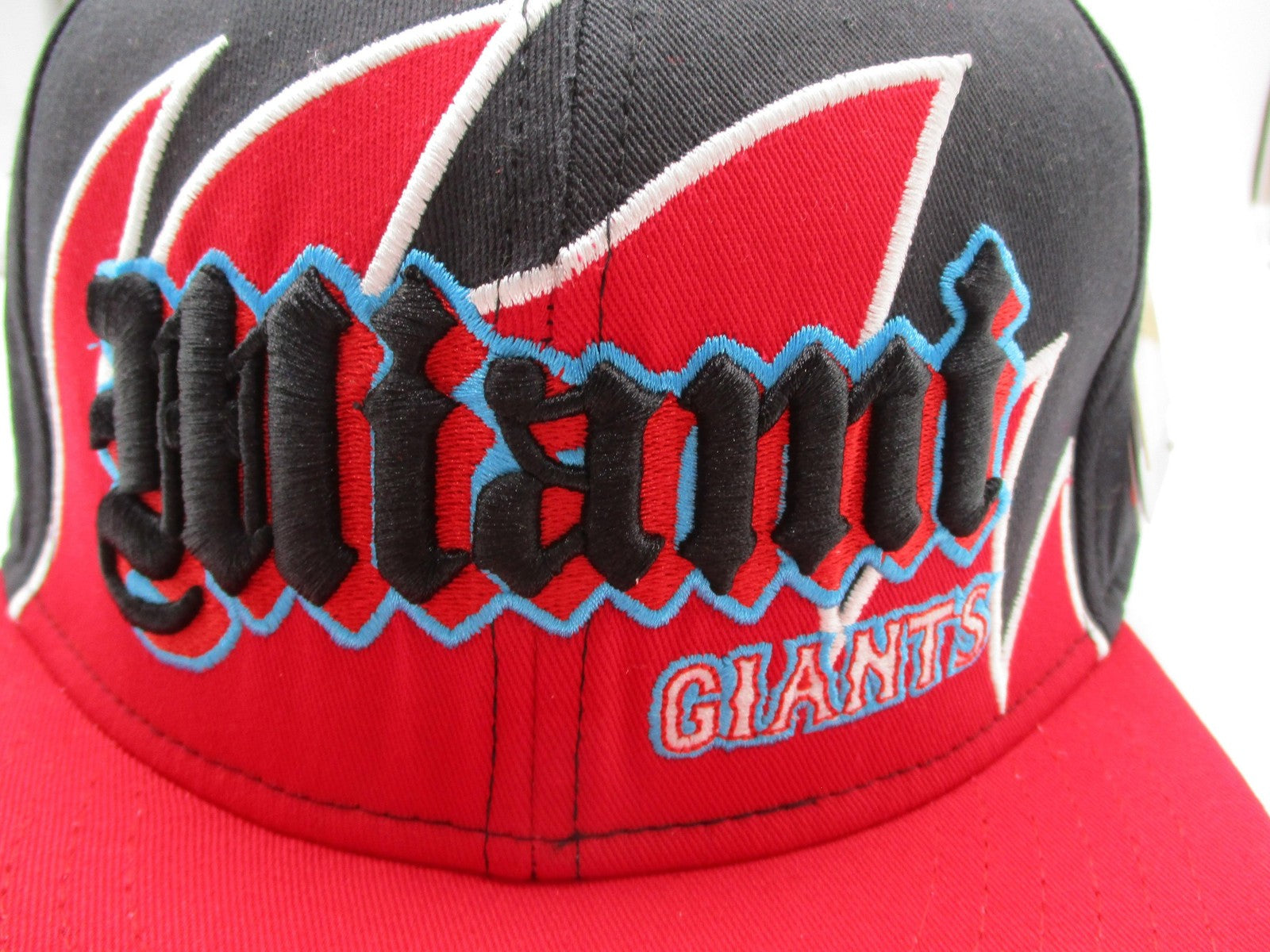 Miami Giants Hat Cap Fitted Mens 7 3/4 Black Red Negro Leagues Baseball TISA HGC5