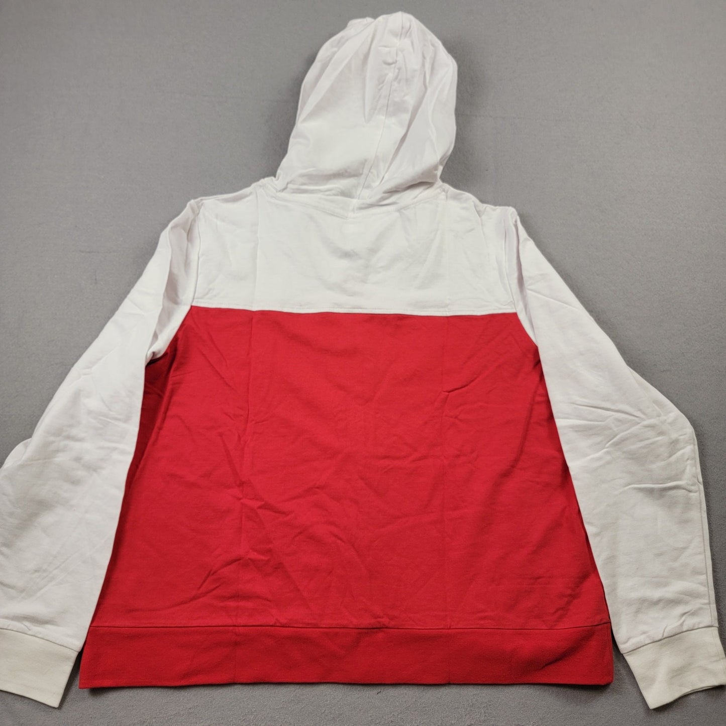 New Era MLB Washington Nationals Hoodie Mens 2XL Red White ZipUp Sweatshirt 5181