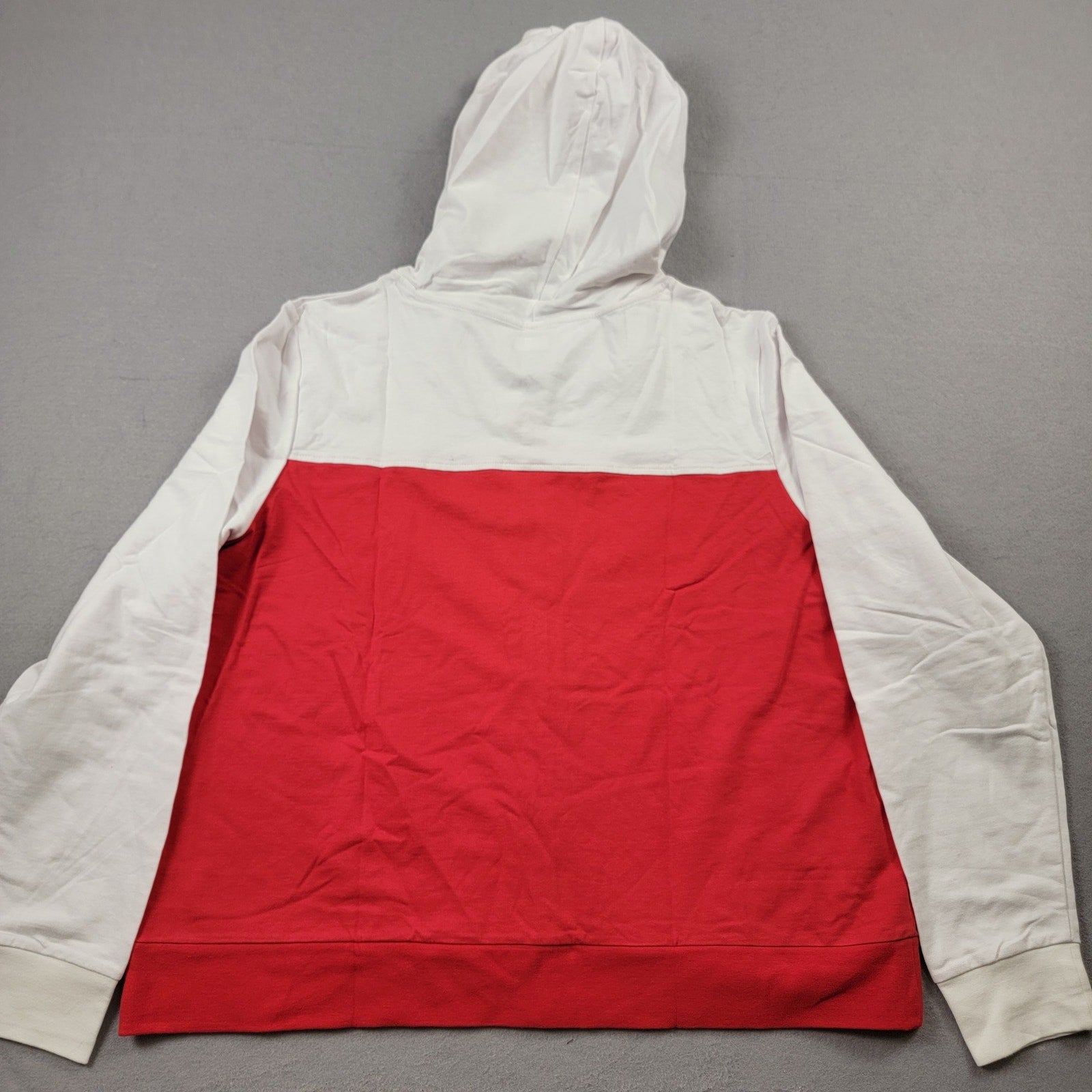 New Era MLB Washington Nationals Hoodie Mens 2XL Red White ZipUp Sweatshirt 5181