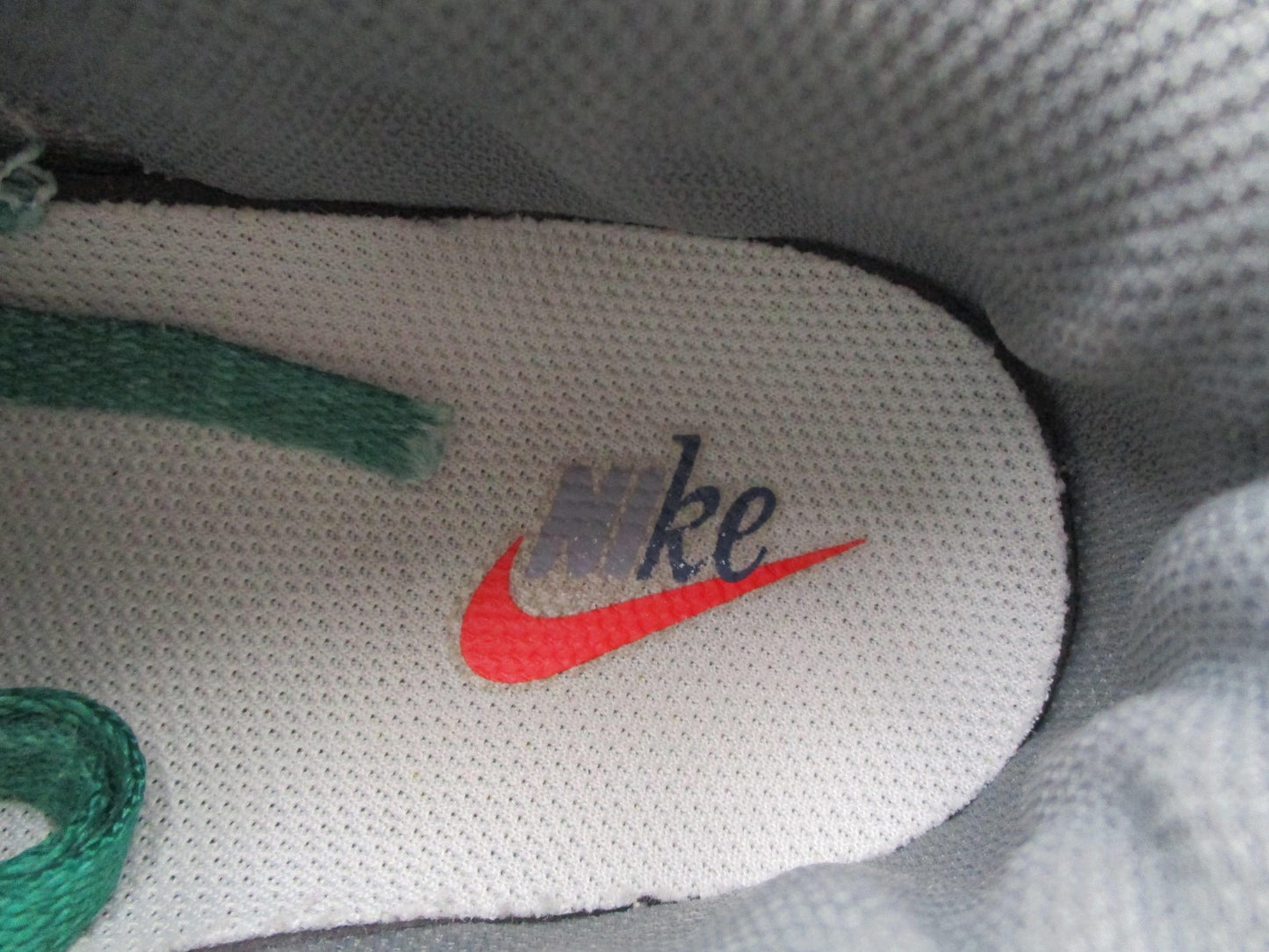 Nike Air Force 1 Low Shoes Youth Size 6Y Gray Green Blue Sneakers FB9035-00115