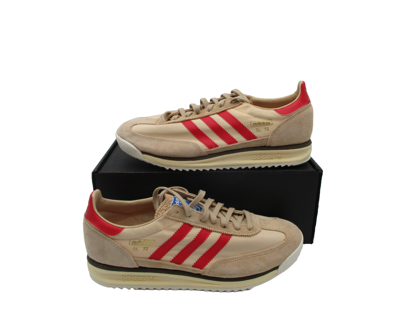 Adidas Originals SL 72 JS0749 Men's Sz 11 Magic Beige / Pure Ruby (1C9)1