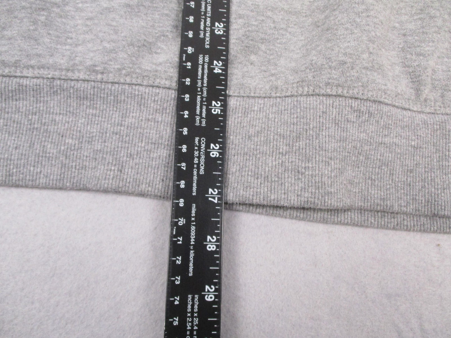 Levi's Hoodie Mens Large Gray Batwing Logo Pullover Kangaroo Pocket